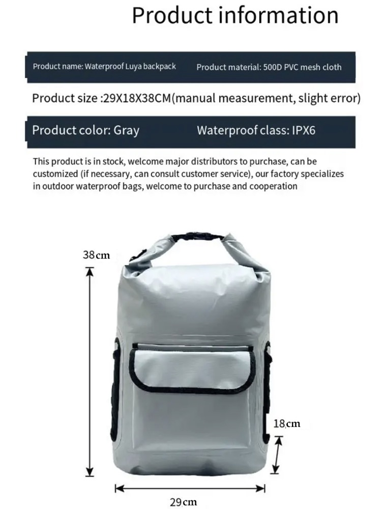 Floating Waterproof Dry Bag Backpack 4