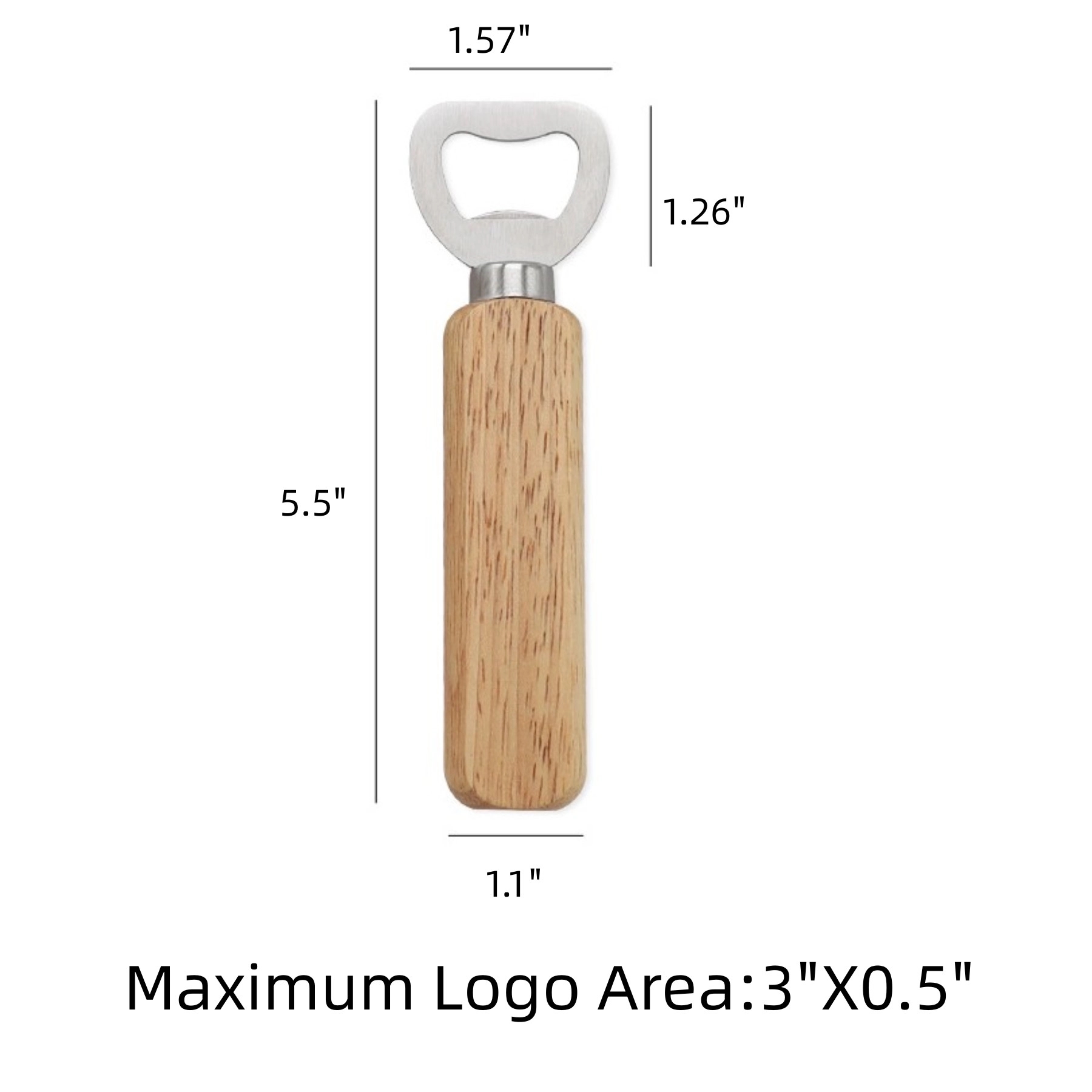 Retro Wooden Handle Bottle Opener 3