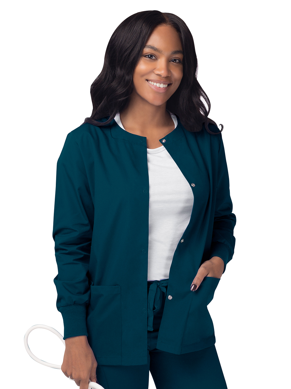Adar - Sivvan - Women's Warm-Up Snap Close Jacket 22
