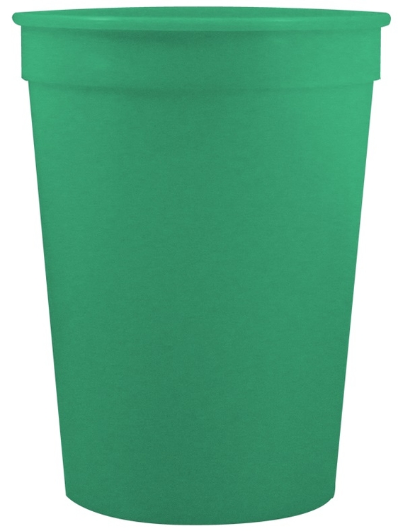12 oz Smooth Plastic Stadium Cup