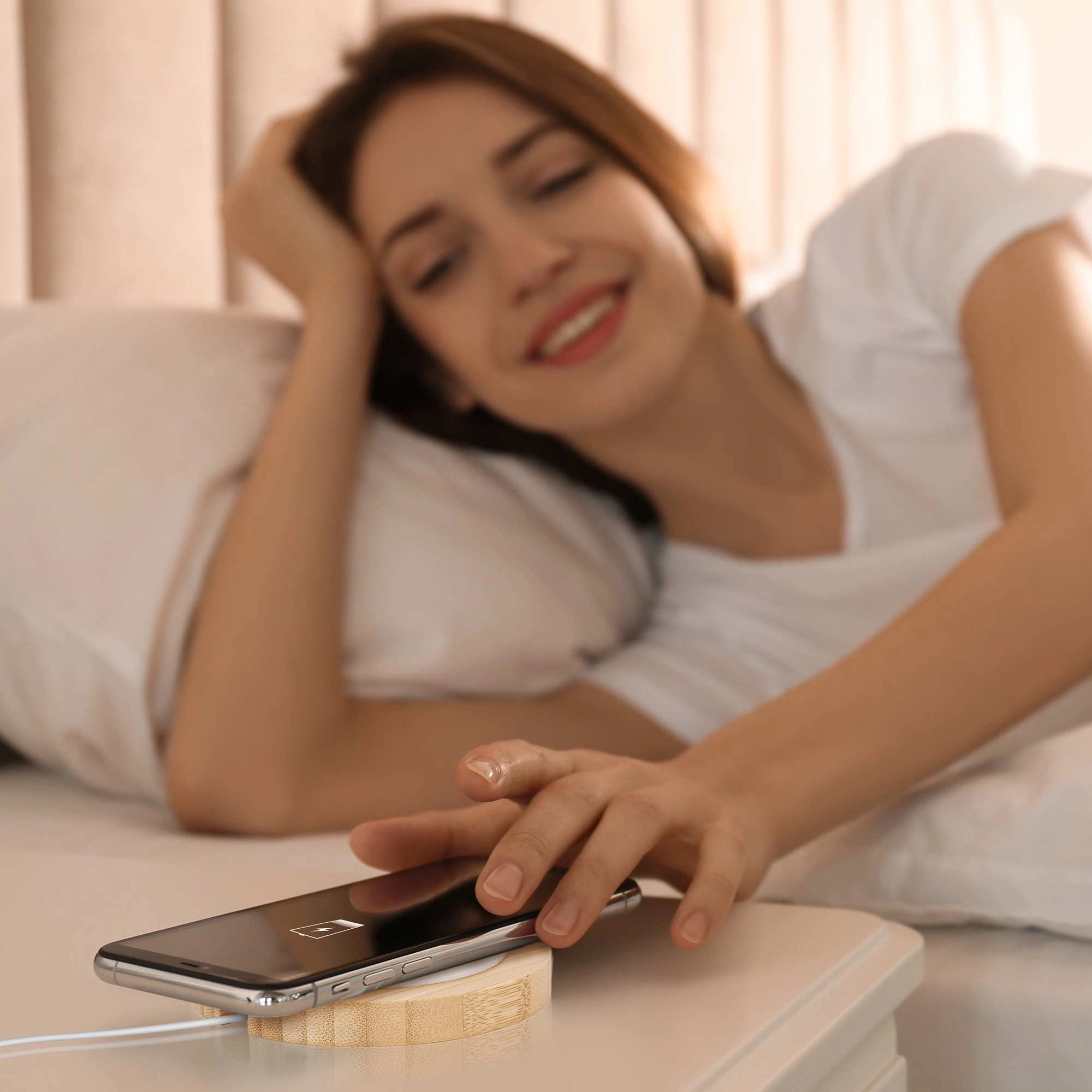 The Shreveport Wireless Charger and Bamboo Base 2
