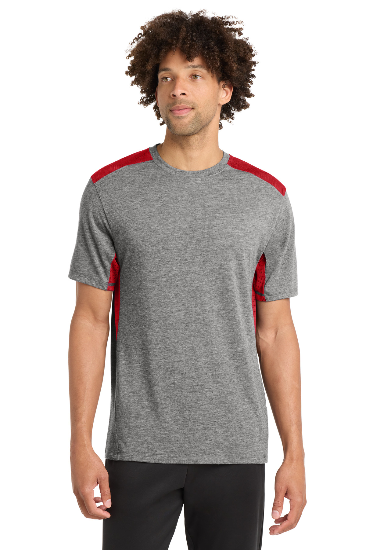 Sport-Tek PosiCharge Tri-Blend Wicking Draft Tee. ST410 23