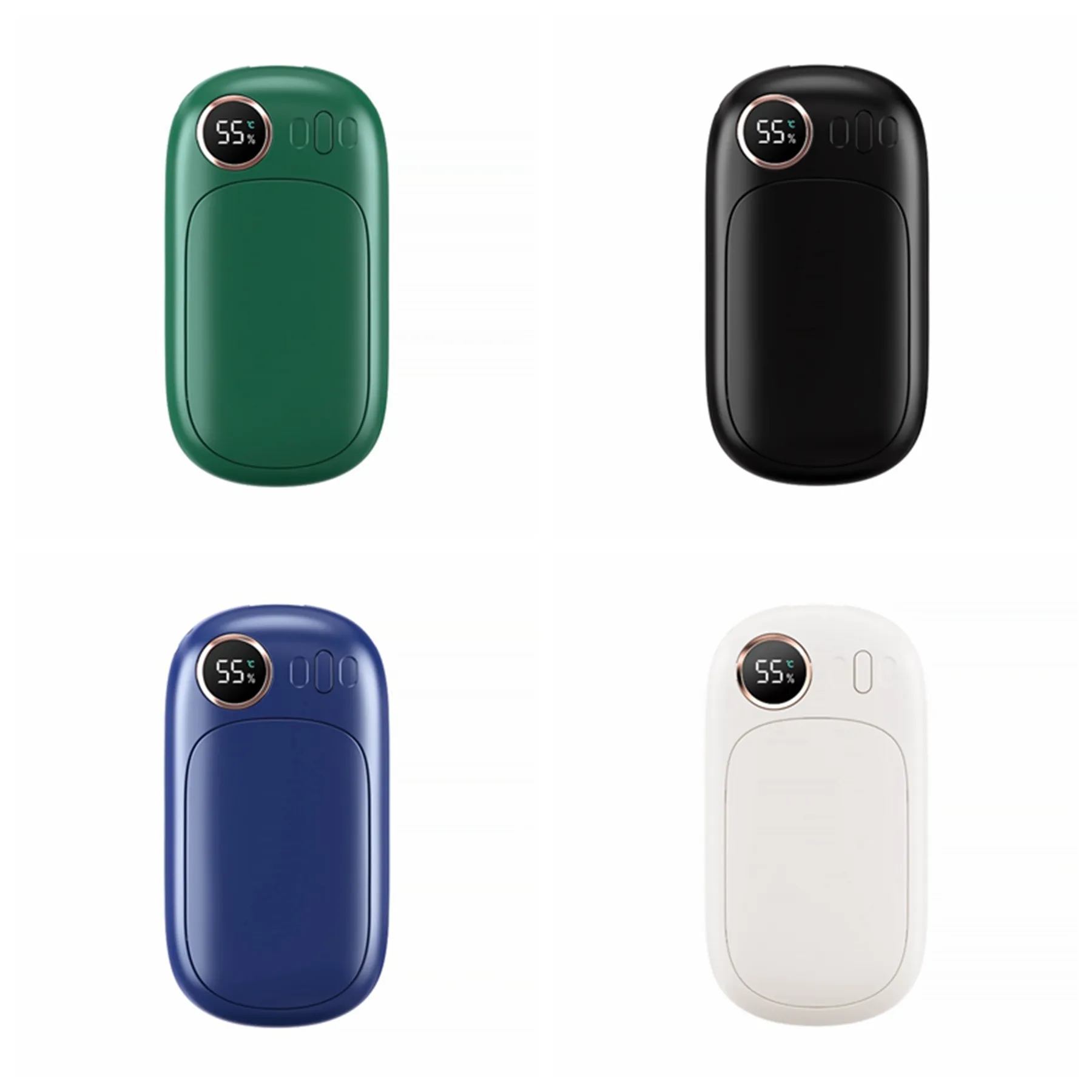 3600 mAh Digital Display Double-sided Heating Power Bank 9
