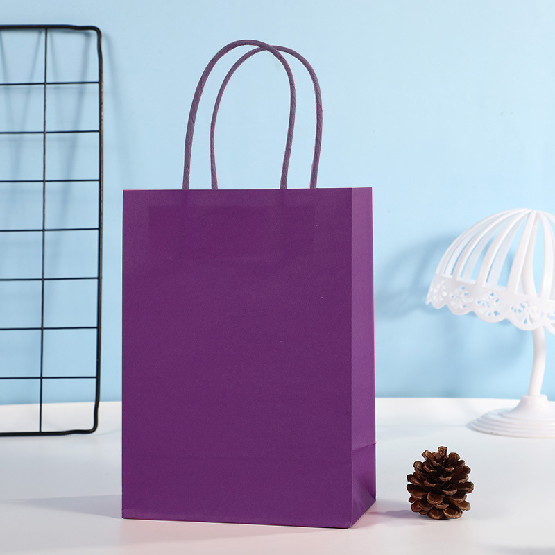 Colored Kraft Bags 1