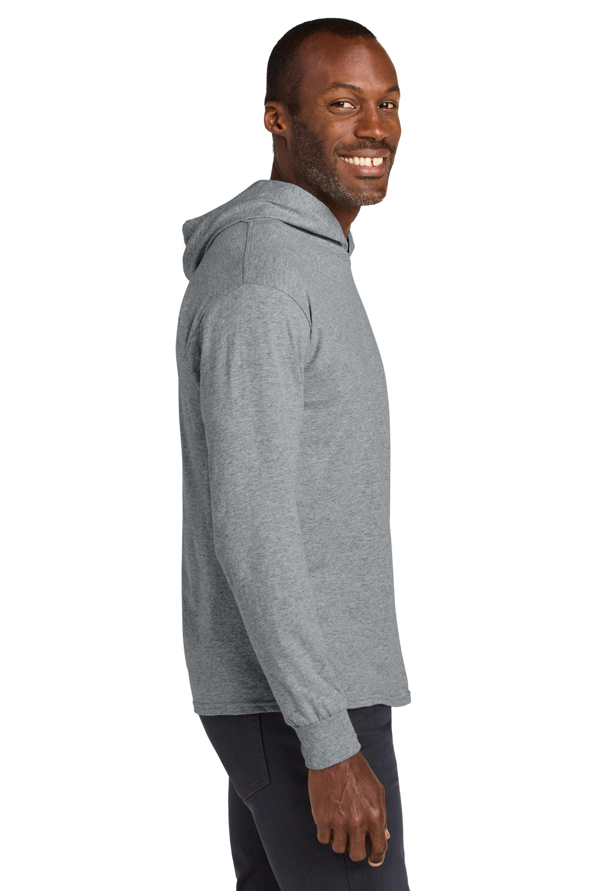 Jerzees Classics Unisex Cotton Long Sleeve Hooded T-Shirt 363LH 30