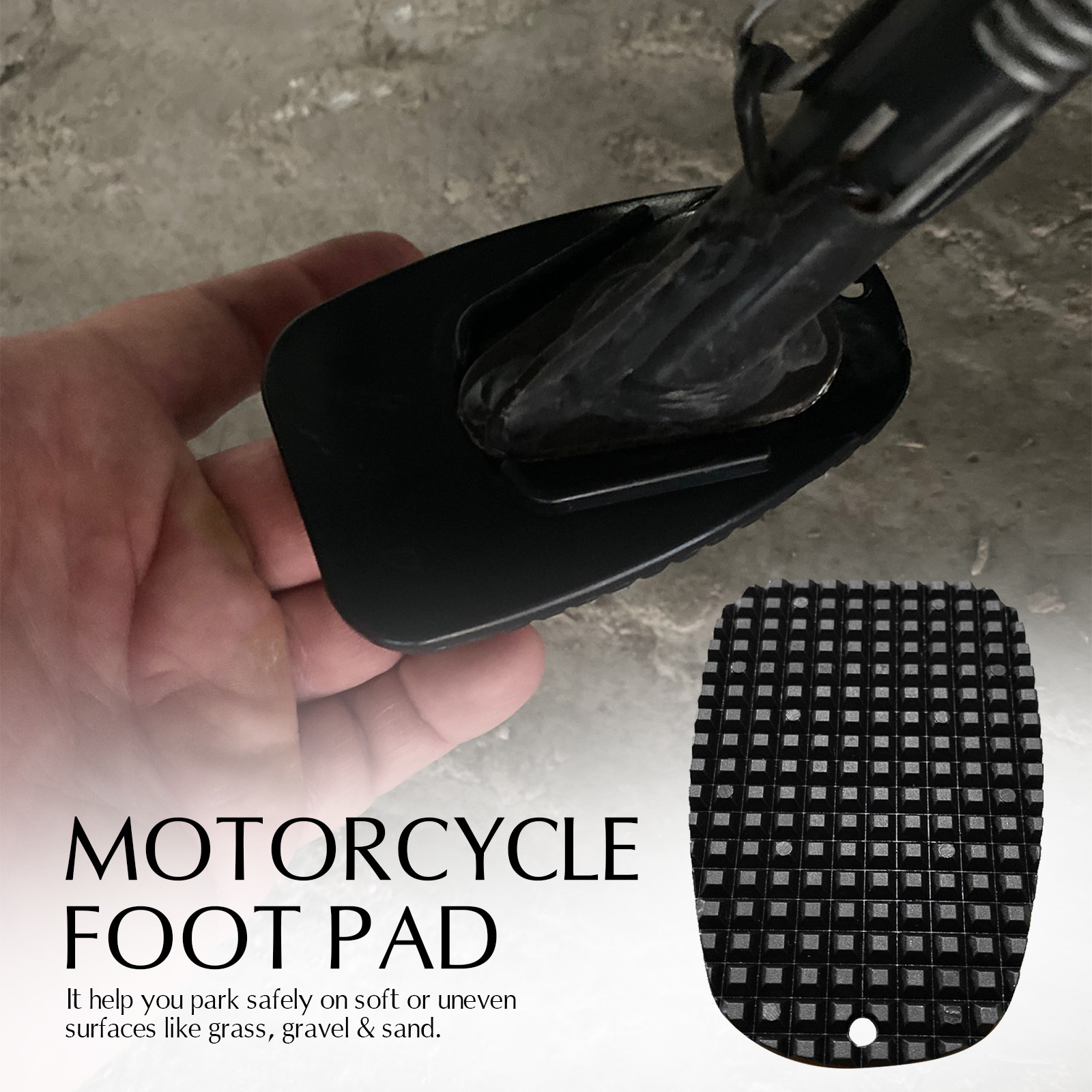 Motorcycle Kickstand Support Plate 5