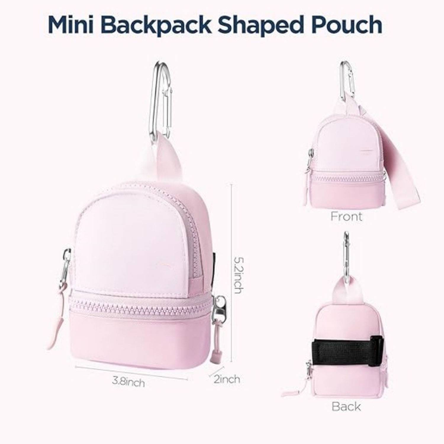 Mini Backpack Shaped Keychain Pouch 9