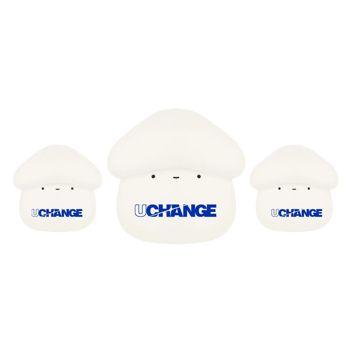 USB Rechargeable Silicone Mushroom Night Light For Nursery 1