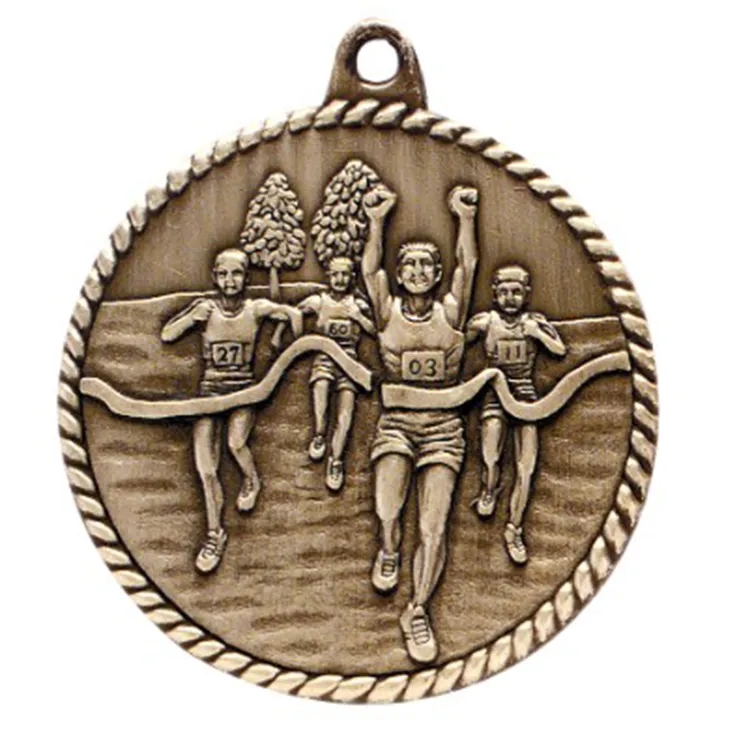 2" High Relief Medal-Cross Country 2