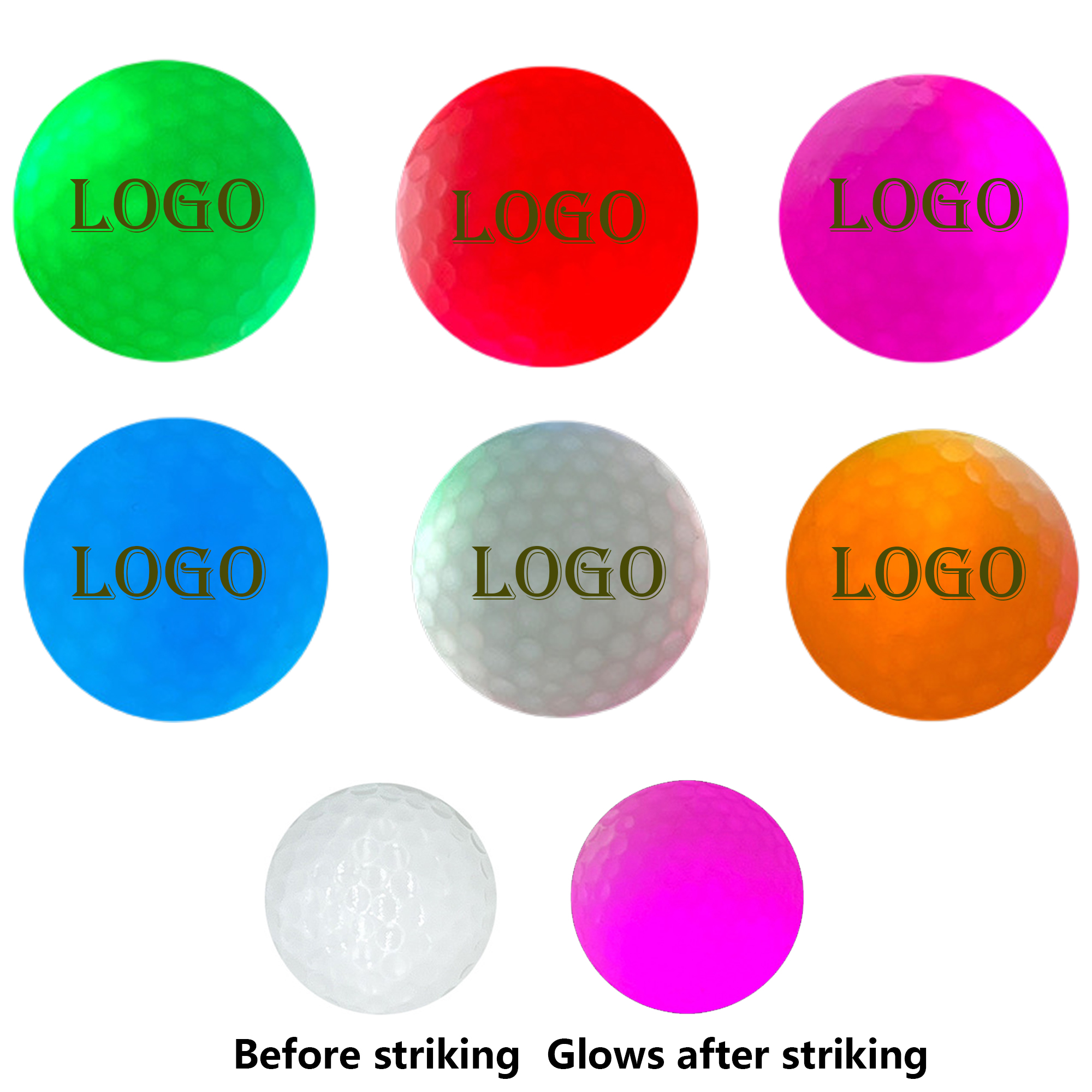 LED Golf Balls with Multi-Color Glow 3