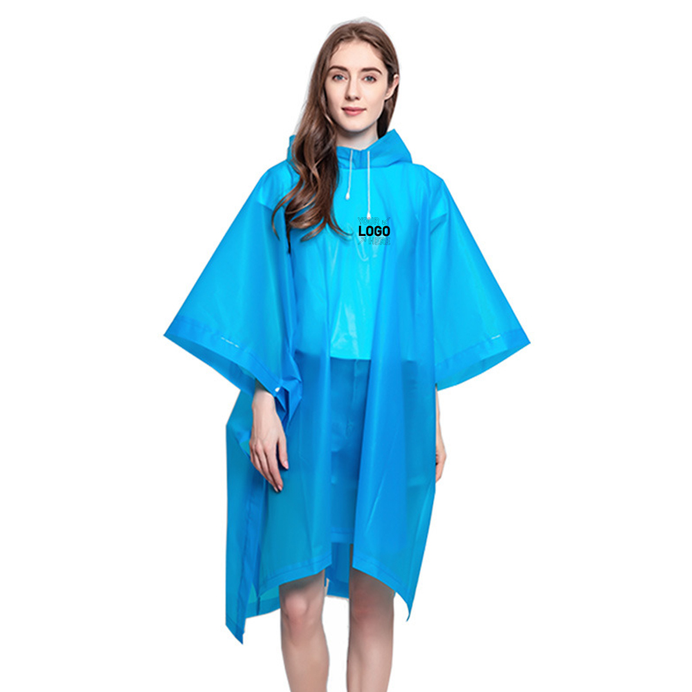 Portable EVA Raincoats for Adults Waterproof Poncho 2