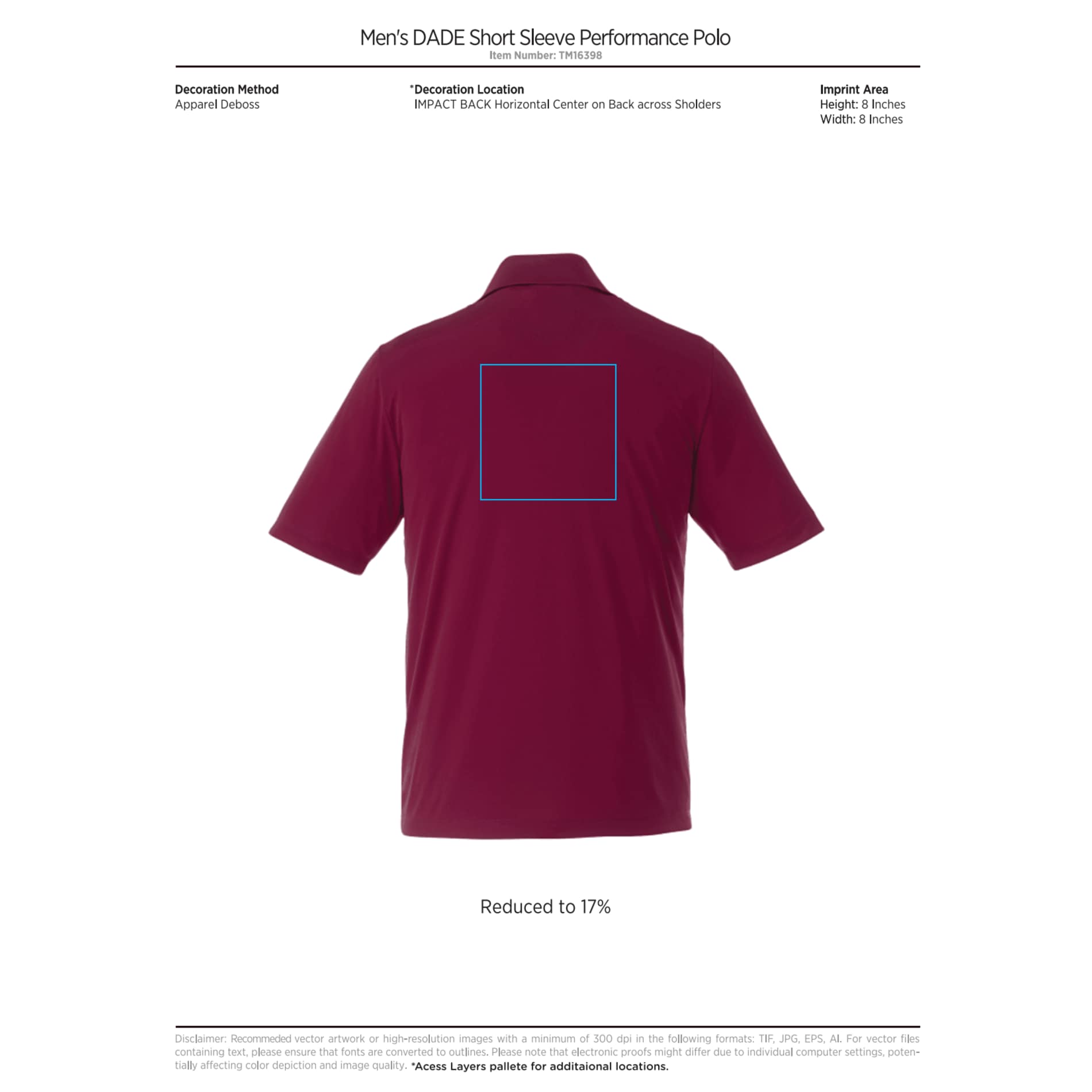 Men's DADE Short Sleeve Polo 973