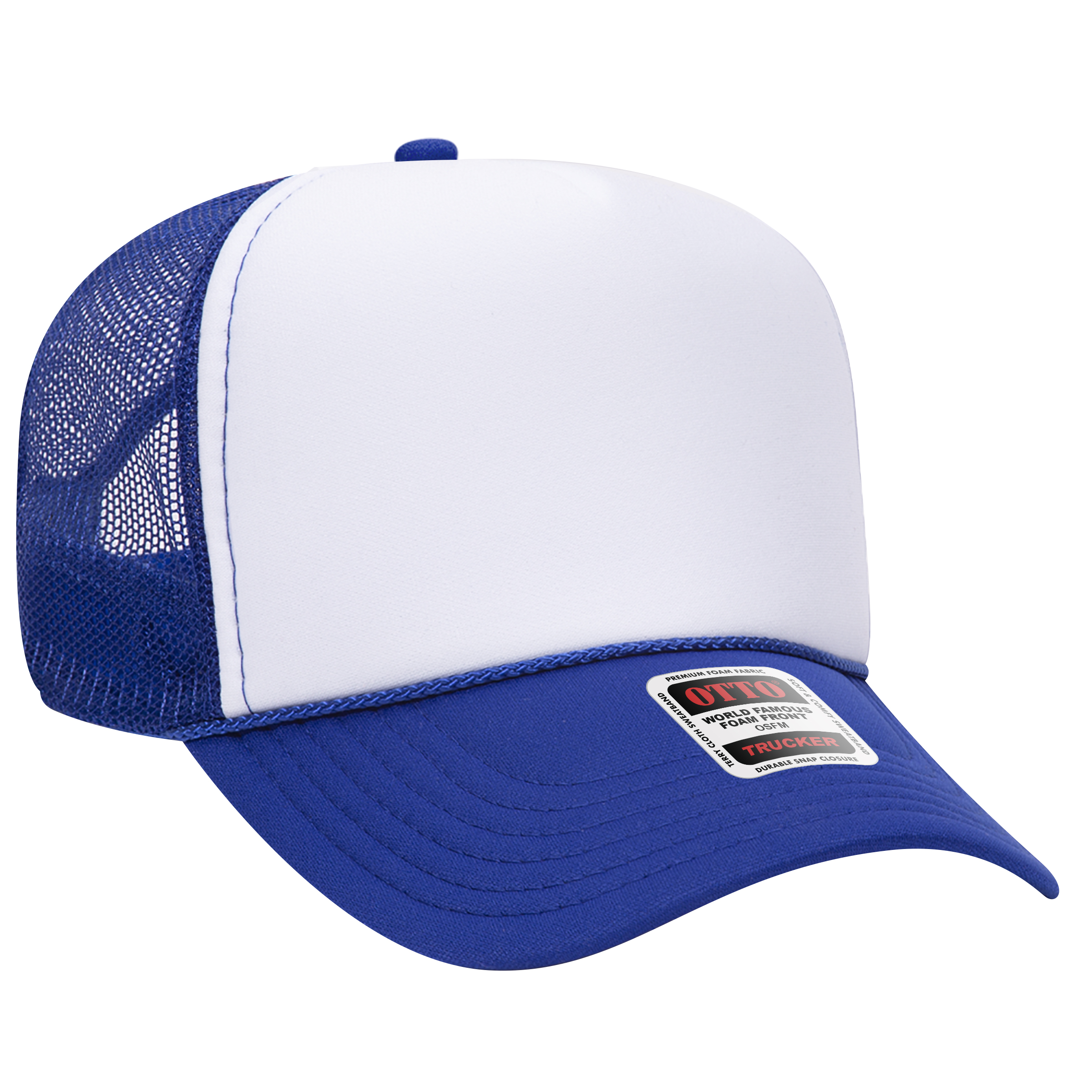 OTTO CAP® 5 Panel Mid Profile Mesh Back Trucker Hat 5