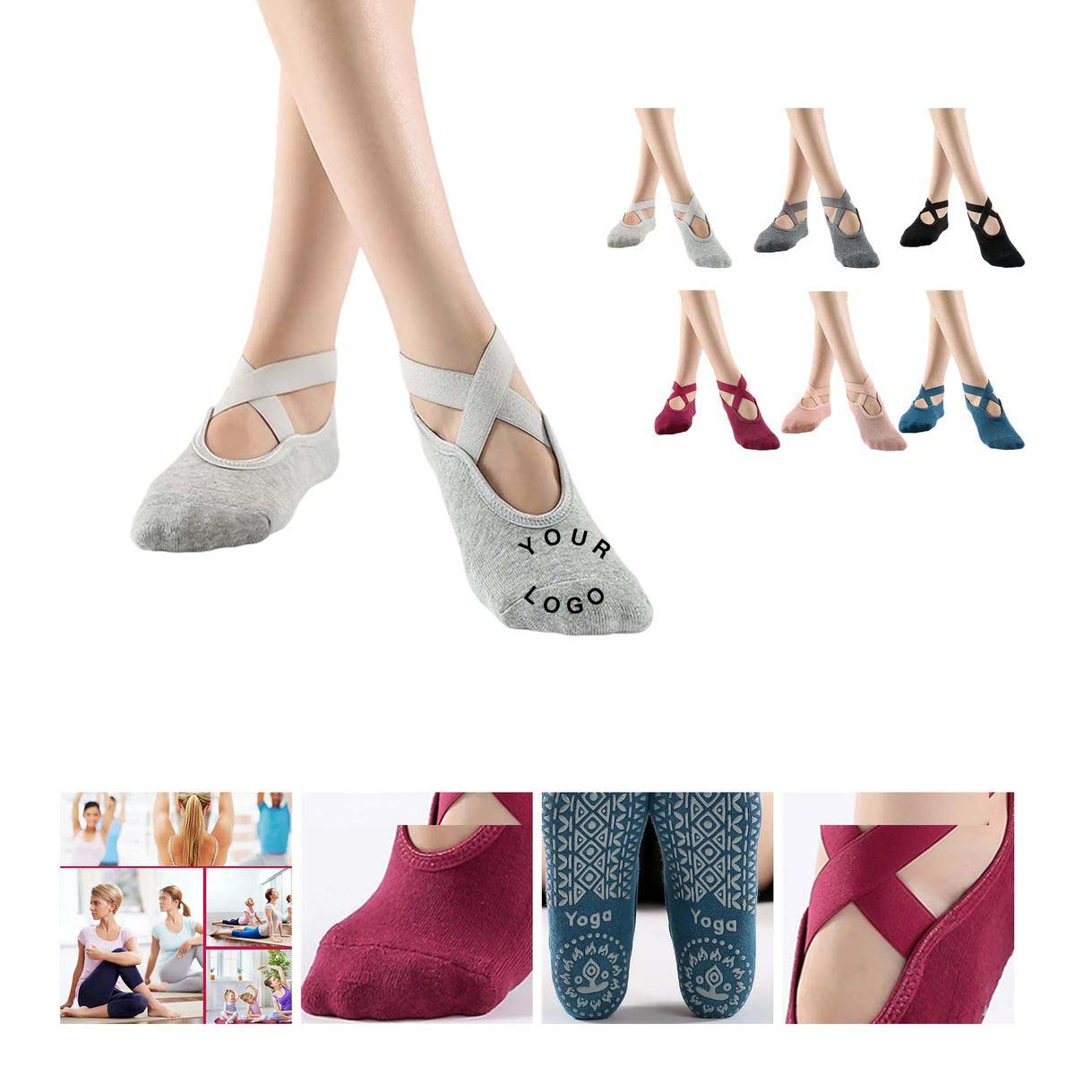 Comfortable Sports Socks with Ballet Style 2