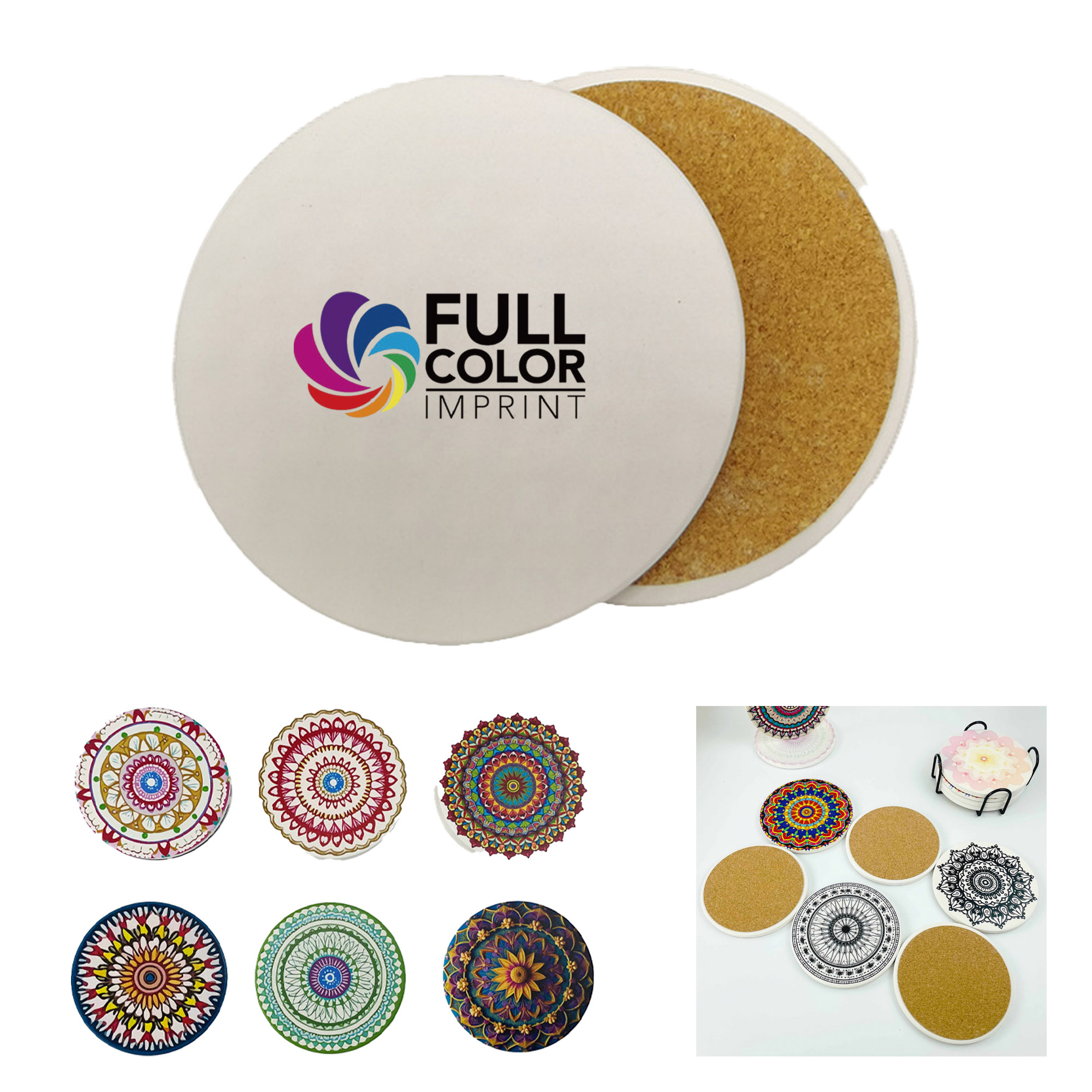 MOQ 10 pcs Ceramic Coaster 2