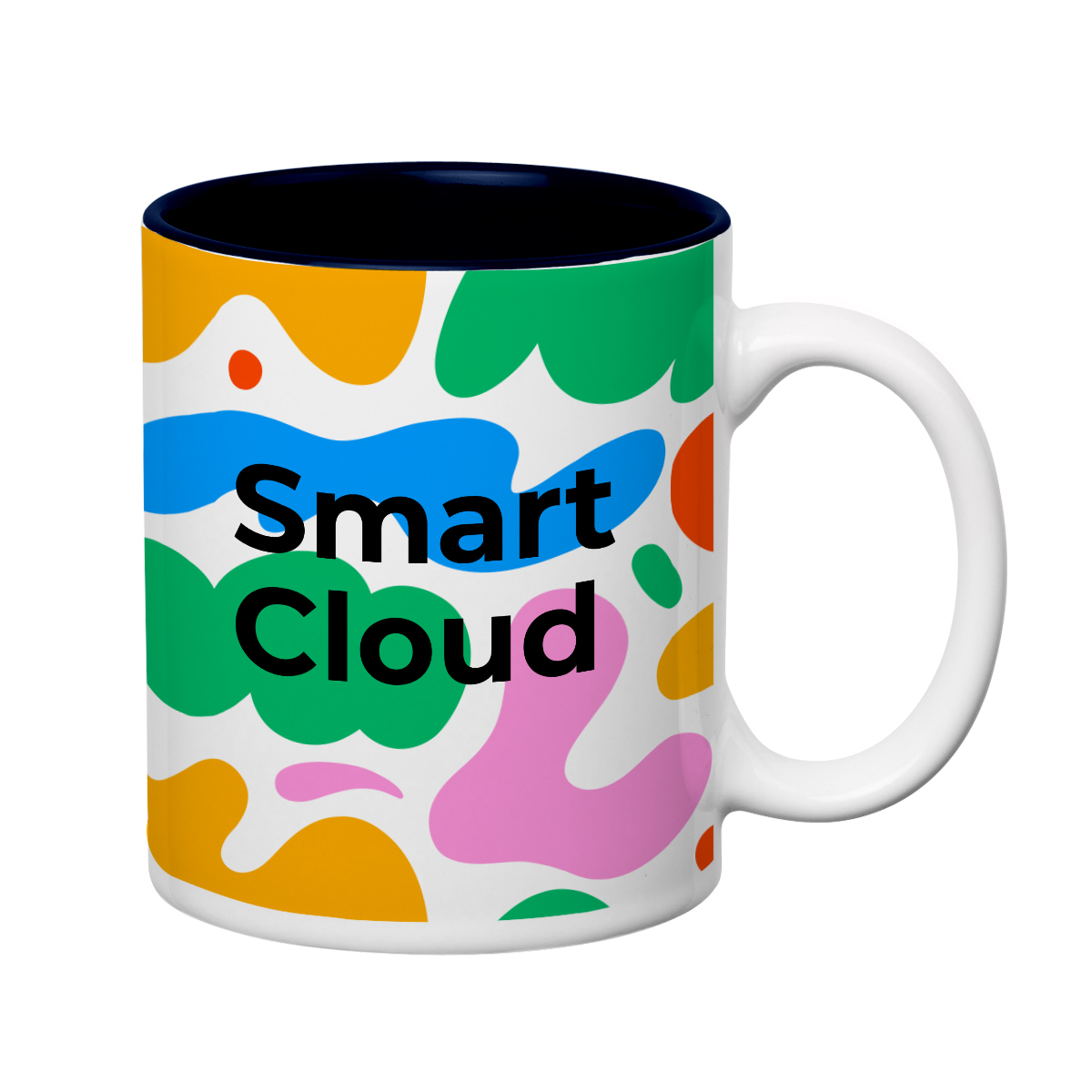11 Oz. Full Color Hughes Stoneware Mug With C-Handle 4