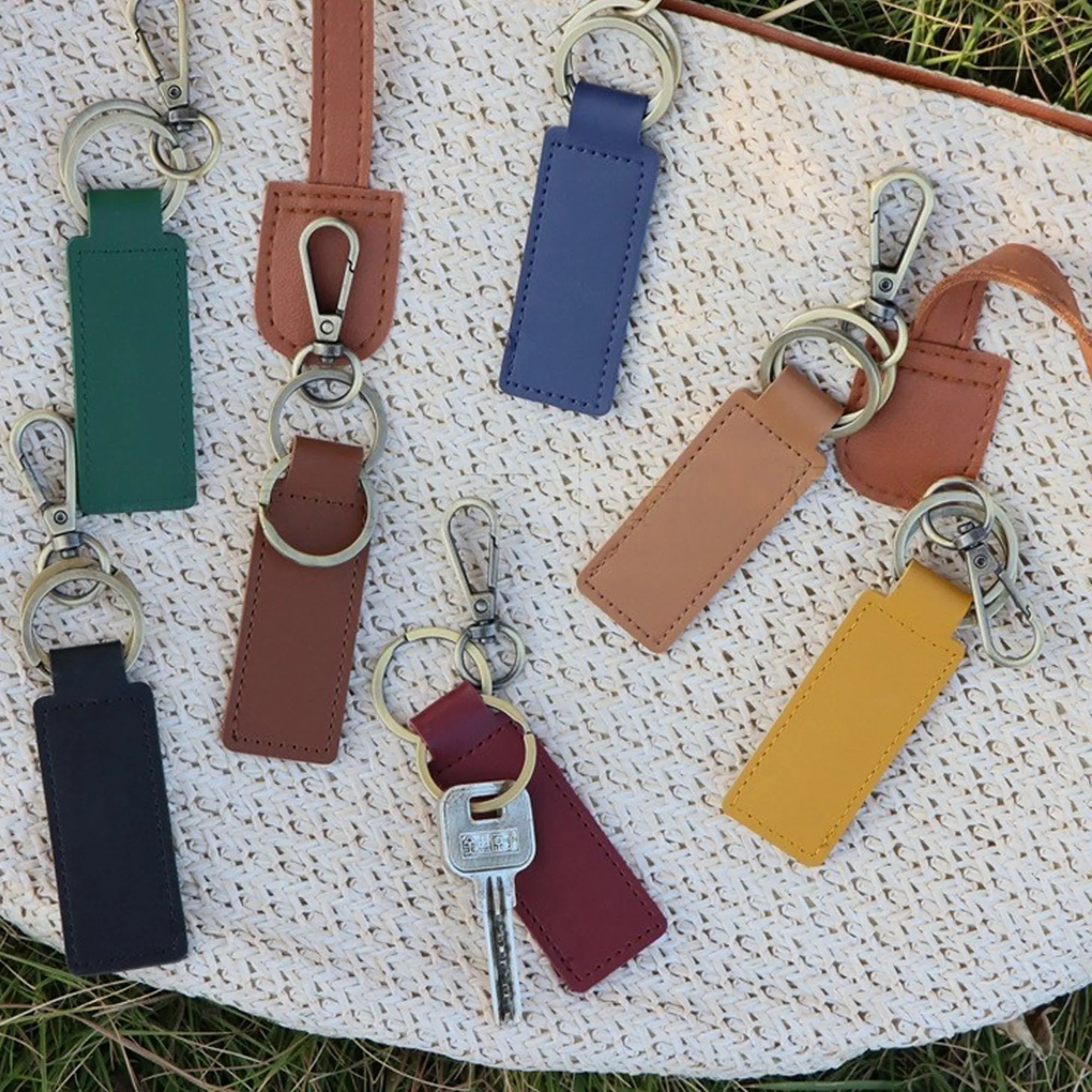 Leather Car Keychain Accessories And Pendants 14