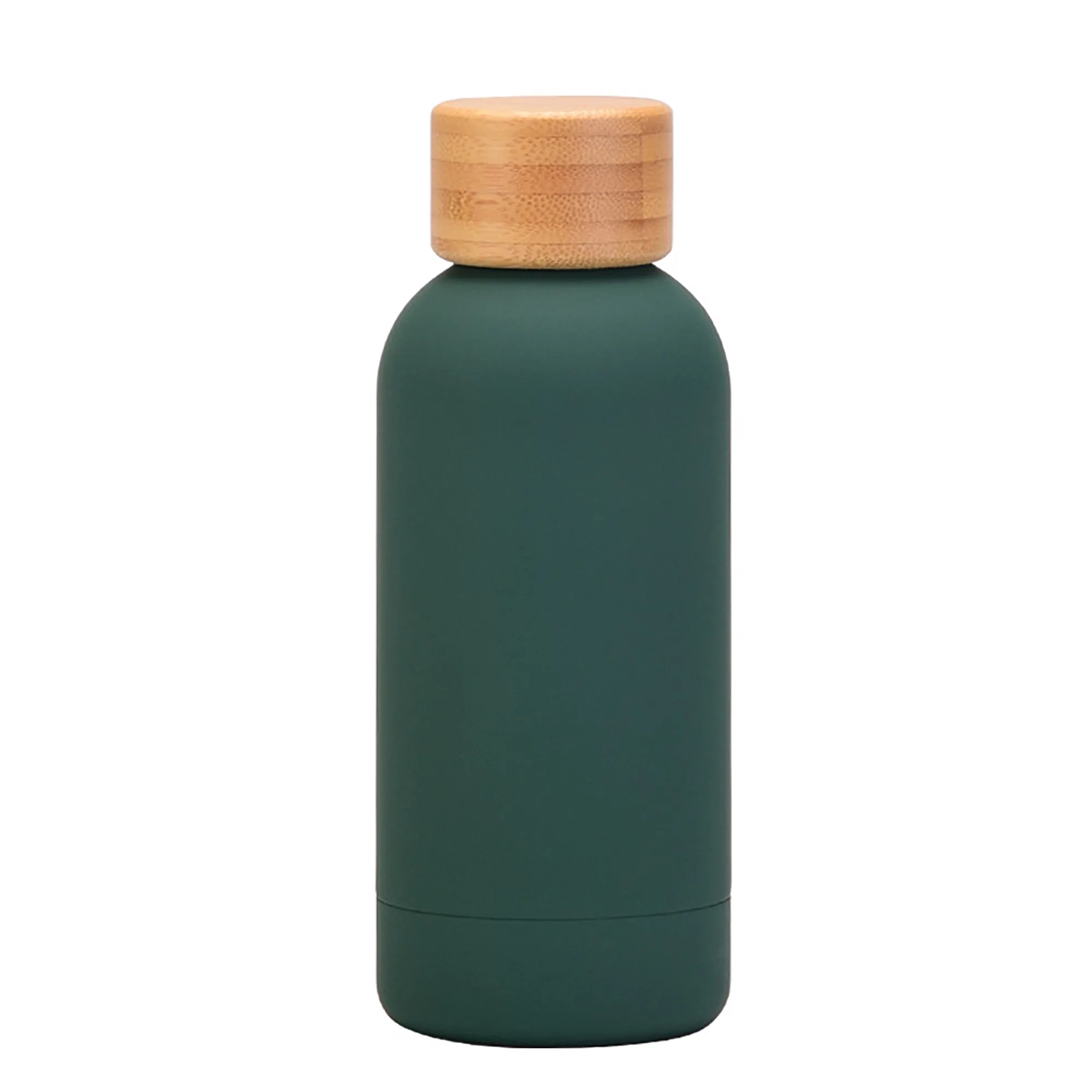 MOQ 50 12oz Stainless Steel Tumbler with Bamboo Lid 1