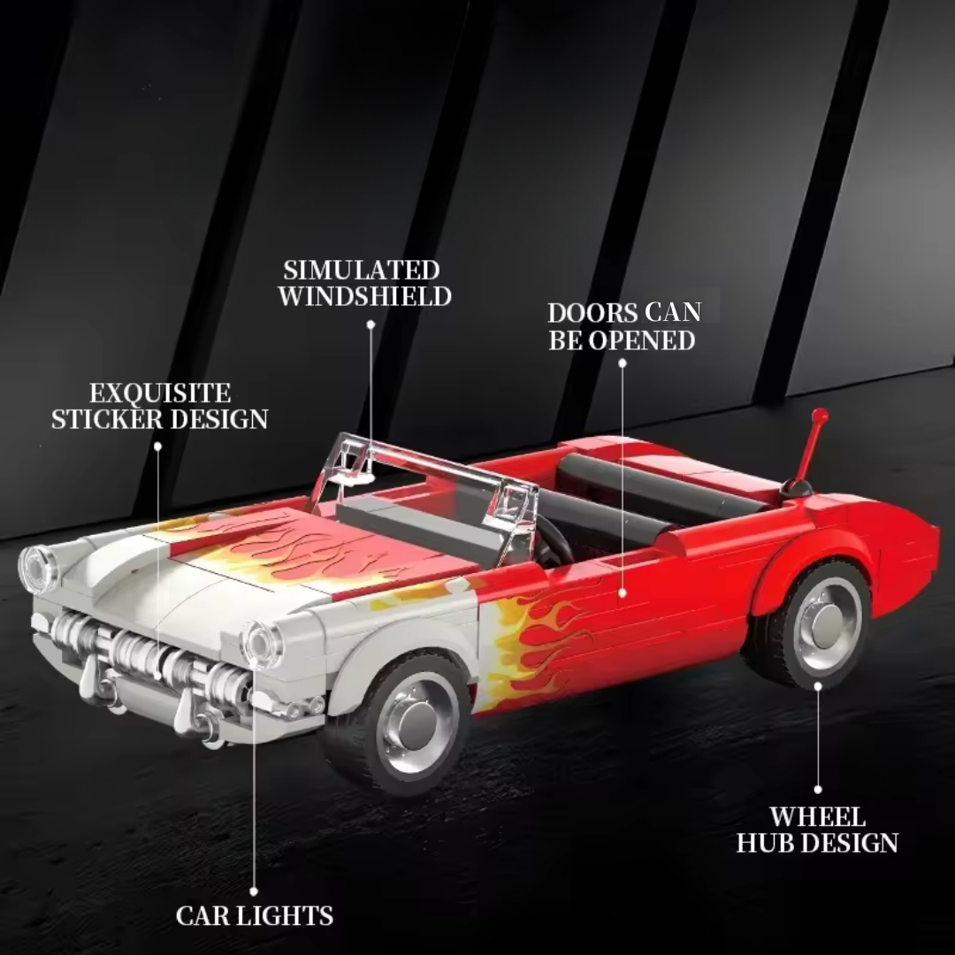 Buildifull Blocks Set - Vintage Race Car 5