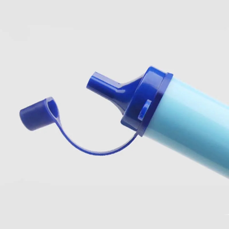 Single outdoor emergency water filter straw 8