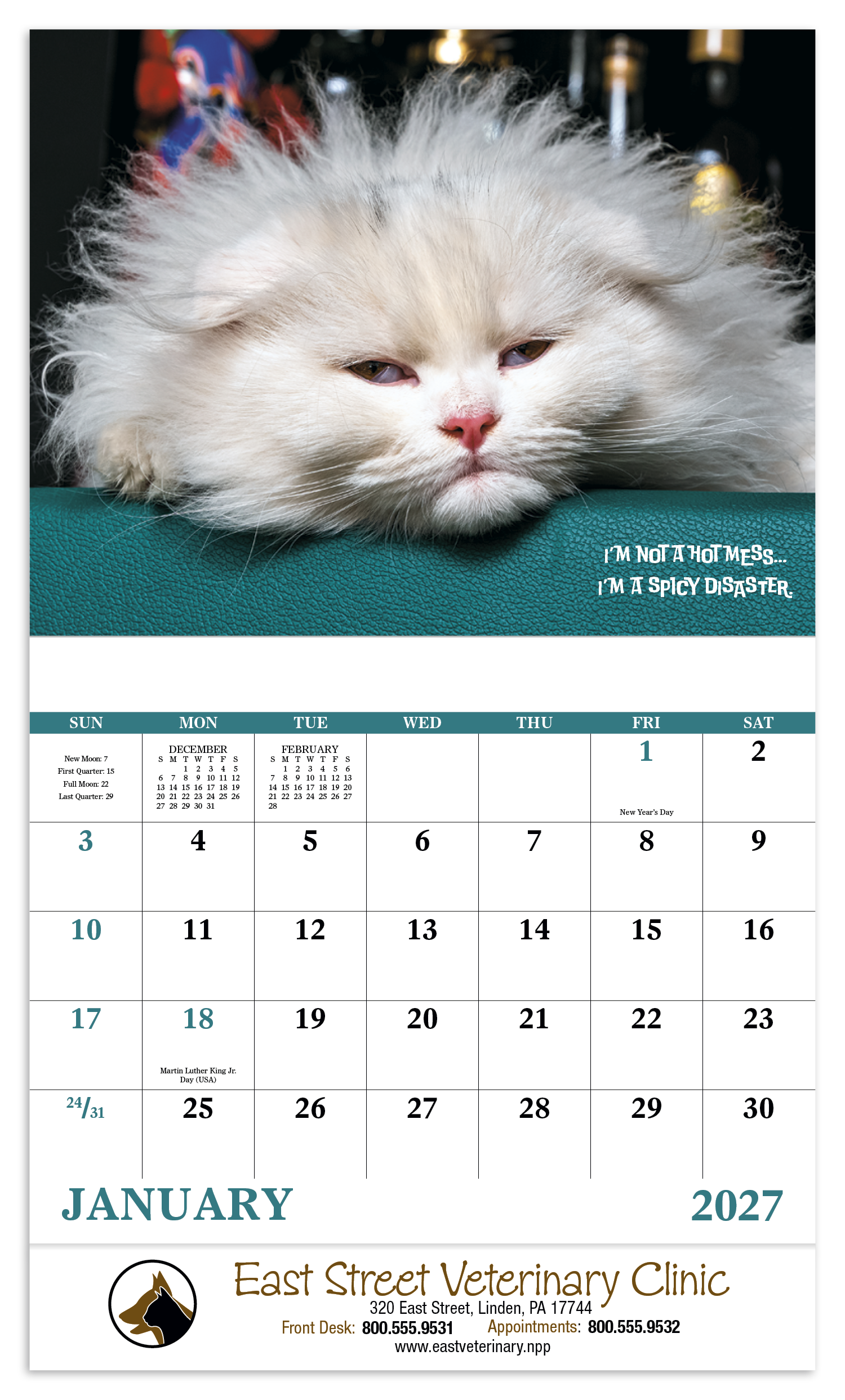 Good Value™ Pets with Attitude - Stapled Calendar 26
