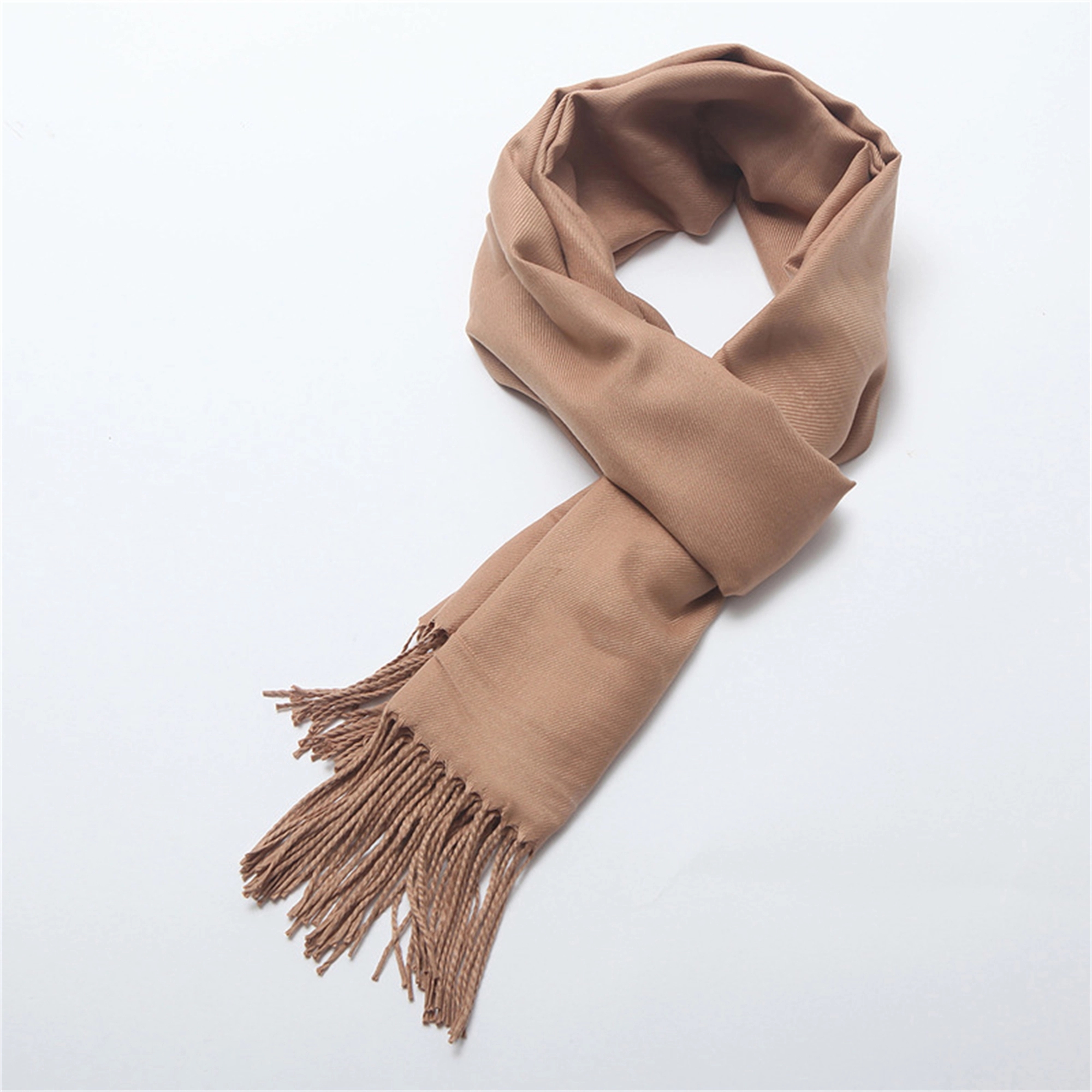Pashmina Solid Shawl Wrap Scarf w/Fringes 8