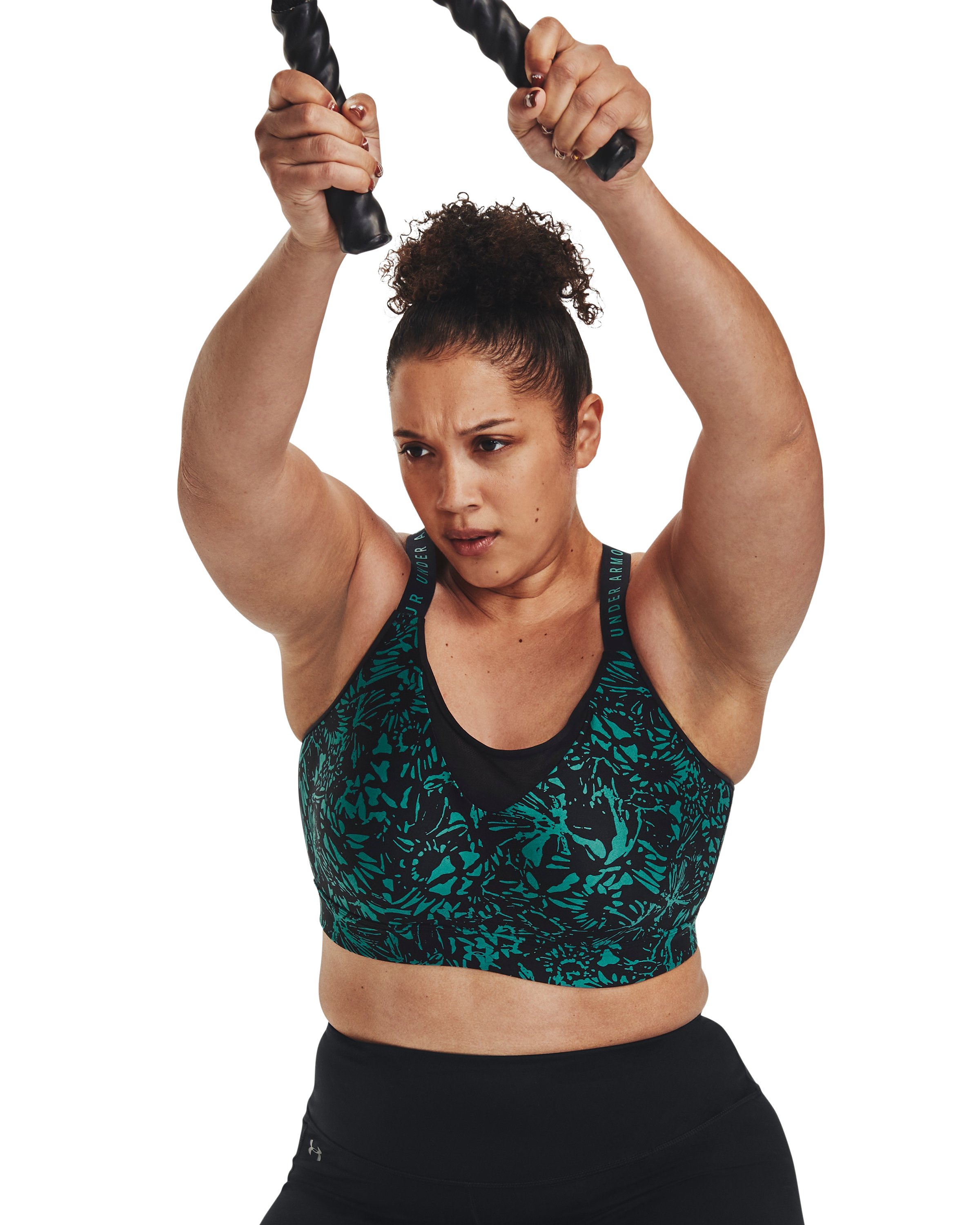 Women's UA Infinity High Printed Sports Bra 4