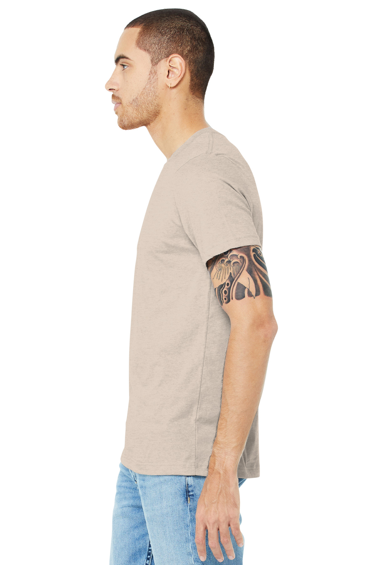 BELLA+CANVAS Unisex Heather CVC Short Sleeve Tee. BC3001CVC 310