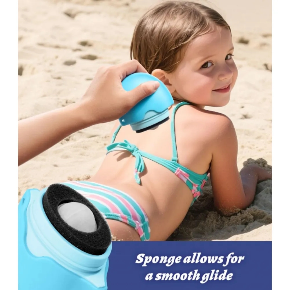 Kids Sunscreen Applicator Roller Refillable Sponge 1