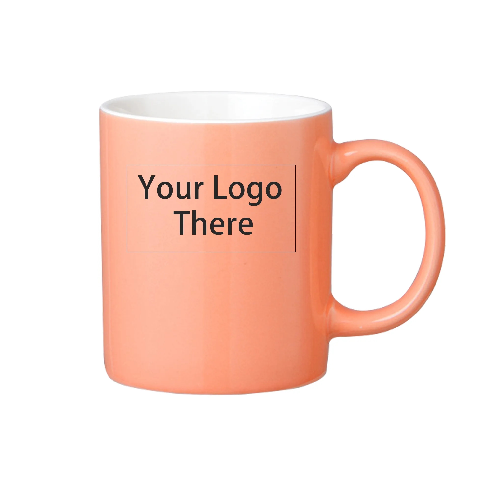 11.8OZ Classic Straight High-quality Ceramic Coca Coffee Mug 9