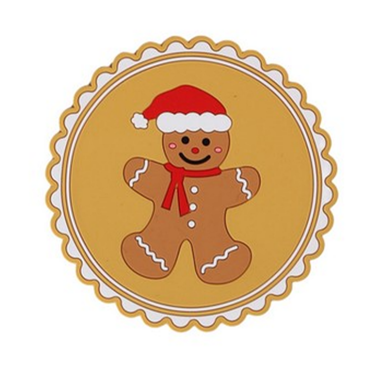Christmas Rubber Heat Insulation Cup Coasters 6