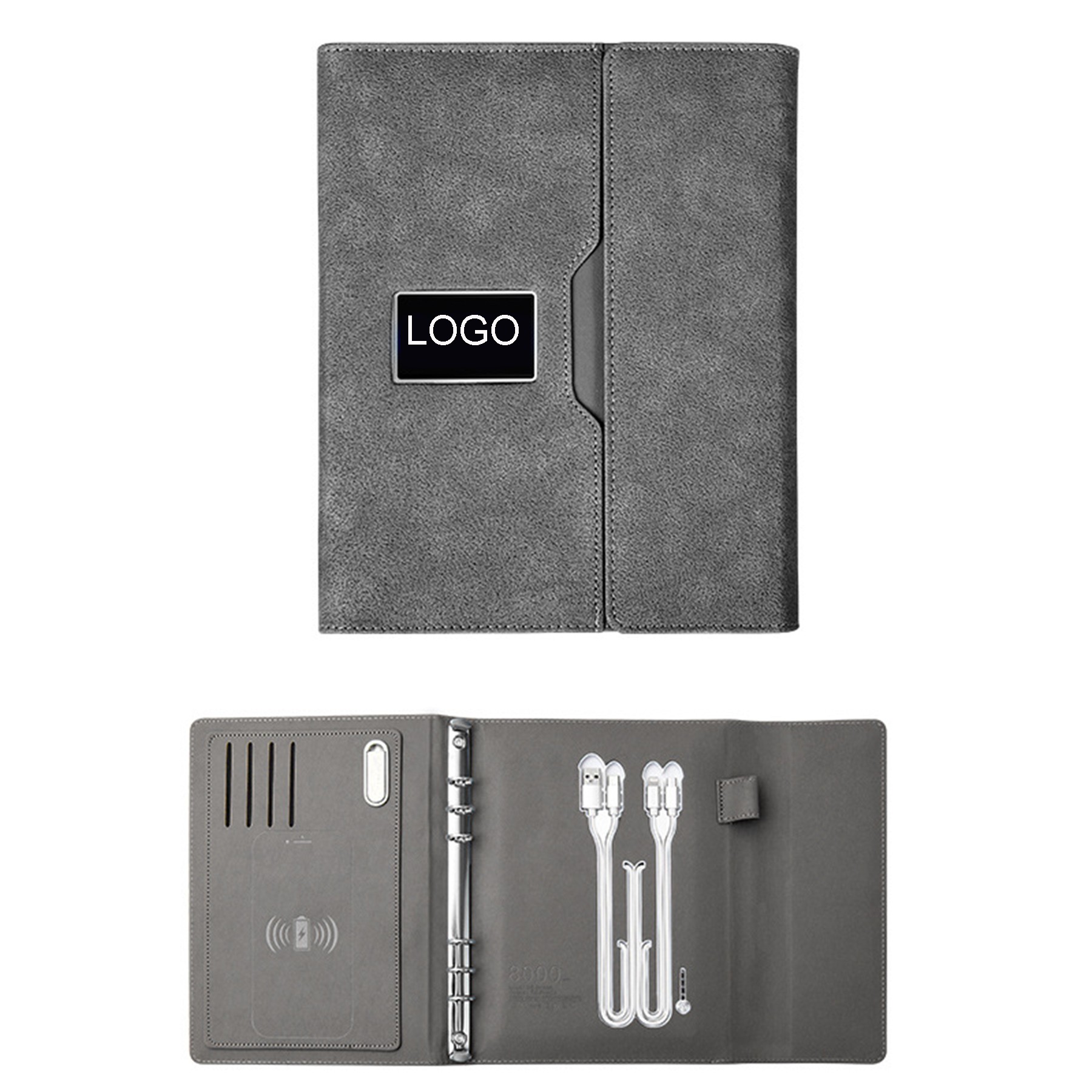 Multi Functional Wireless Charging Notebook 5