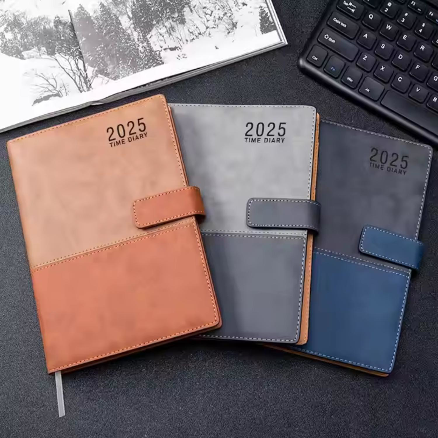 TiTUS® Valvetine A5 Business Notebook with Bookmark & PU Buckle 7