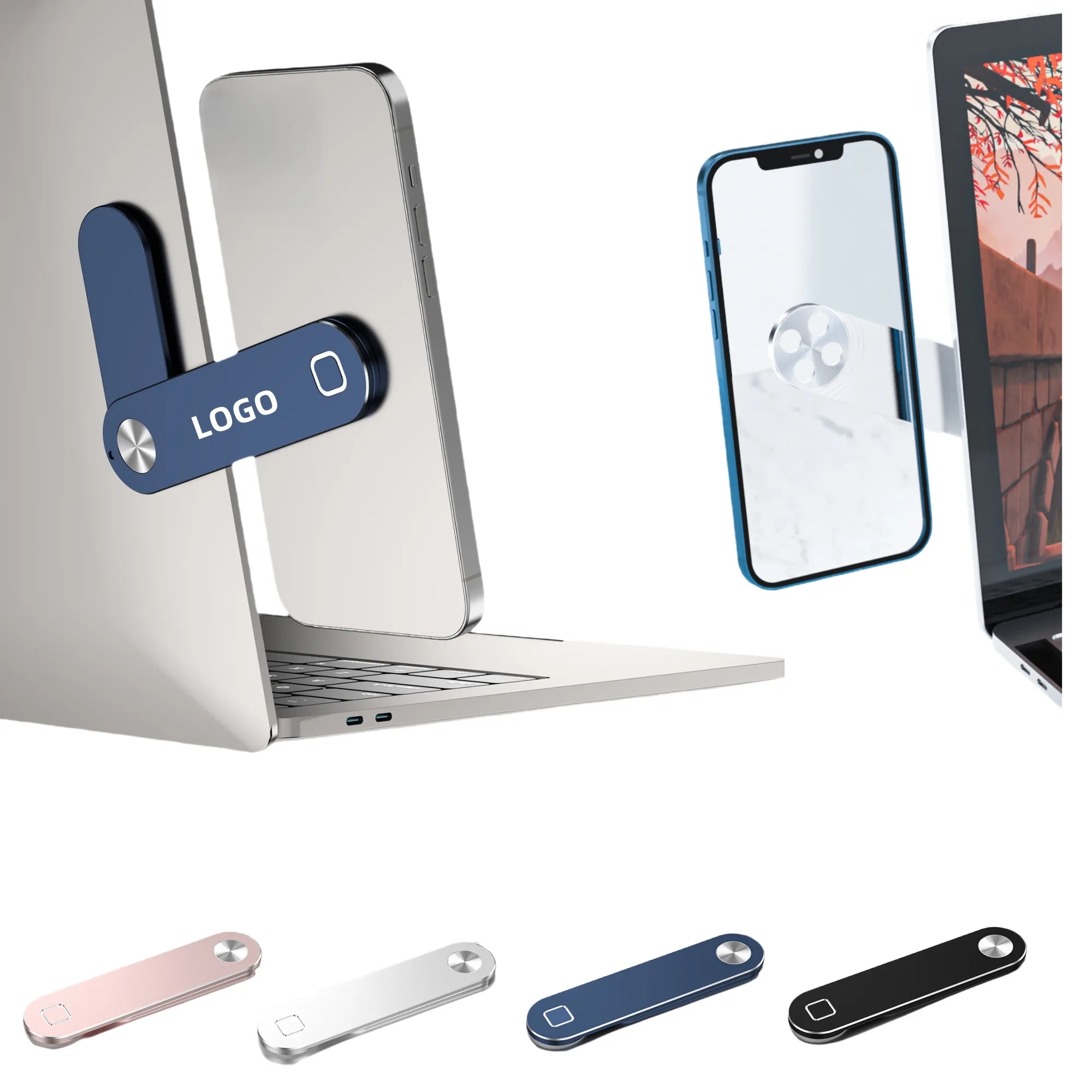 Foldable Magnetic Computer Phone Bracket 4