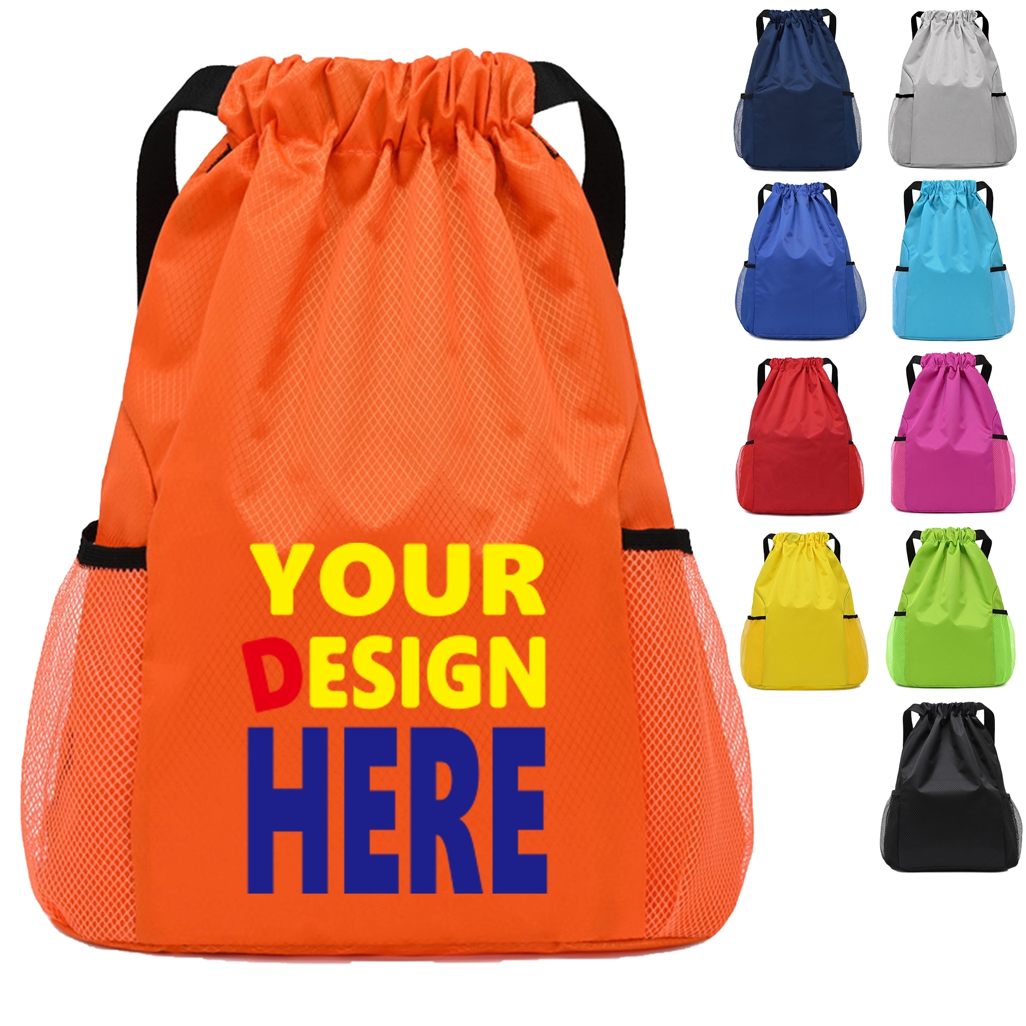 Upgraded Drawstring Backpack 5