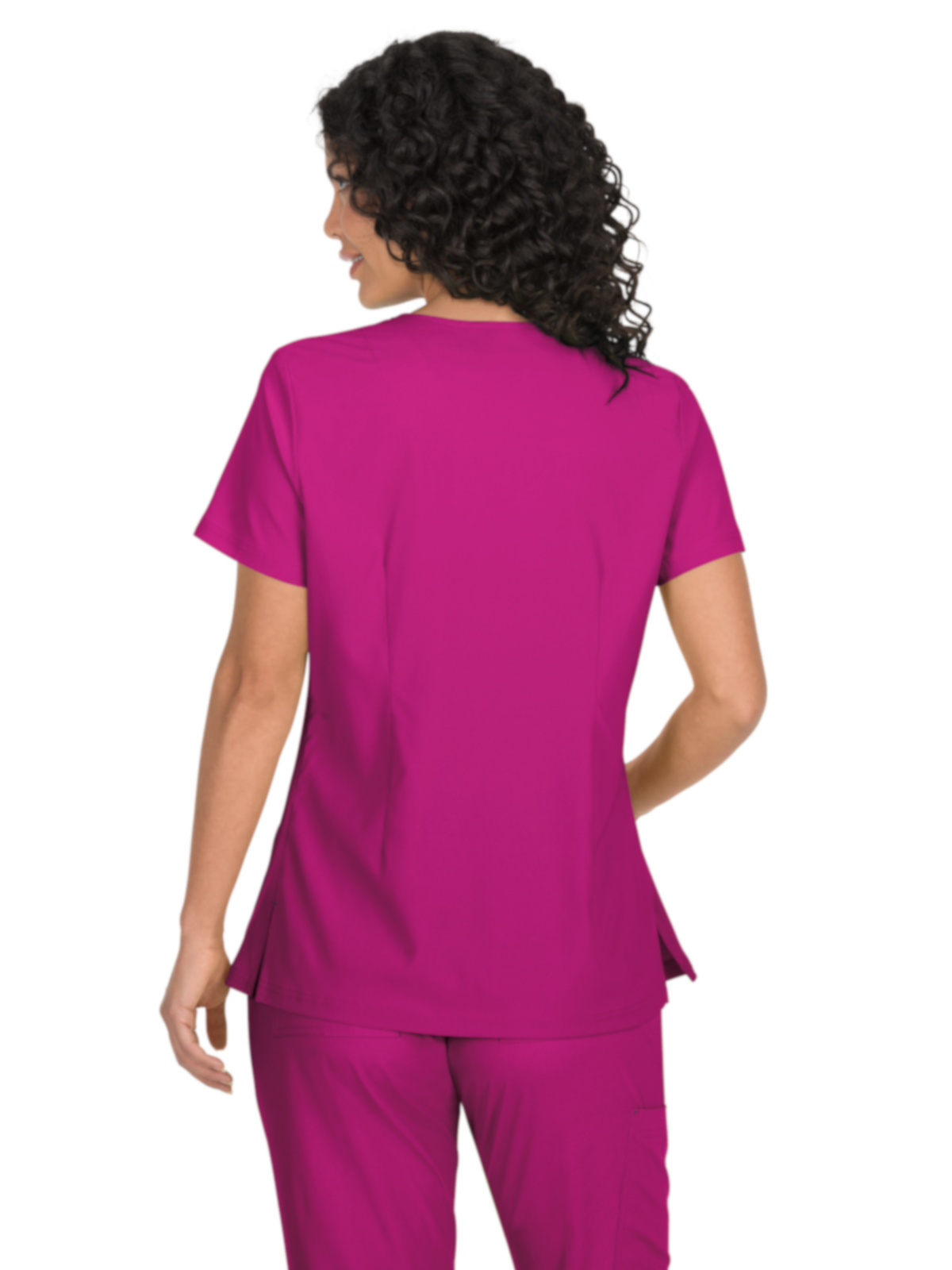 koi - Basics - Women's Four-Pocket Mock-Wrap Neck Katie Top 7