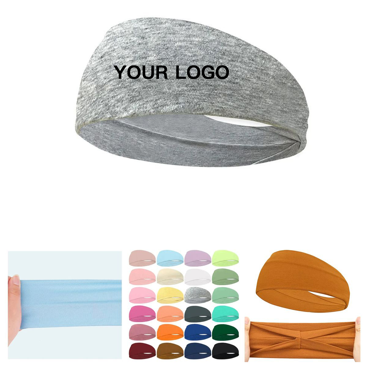 Breathable Sport Headband with Sweat Absorption 25