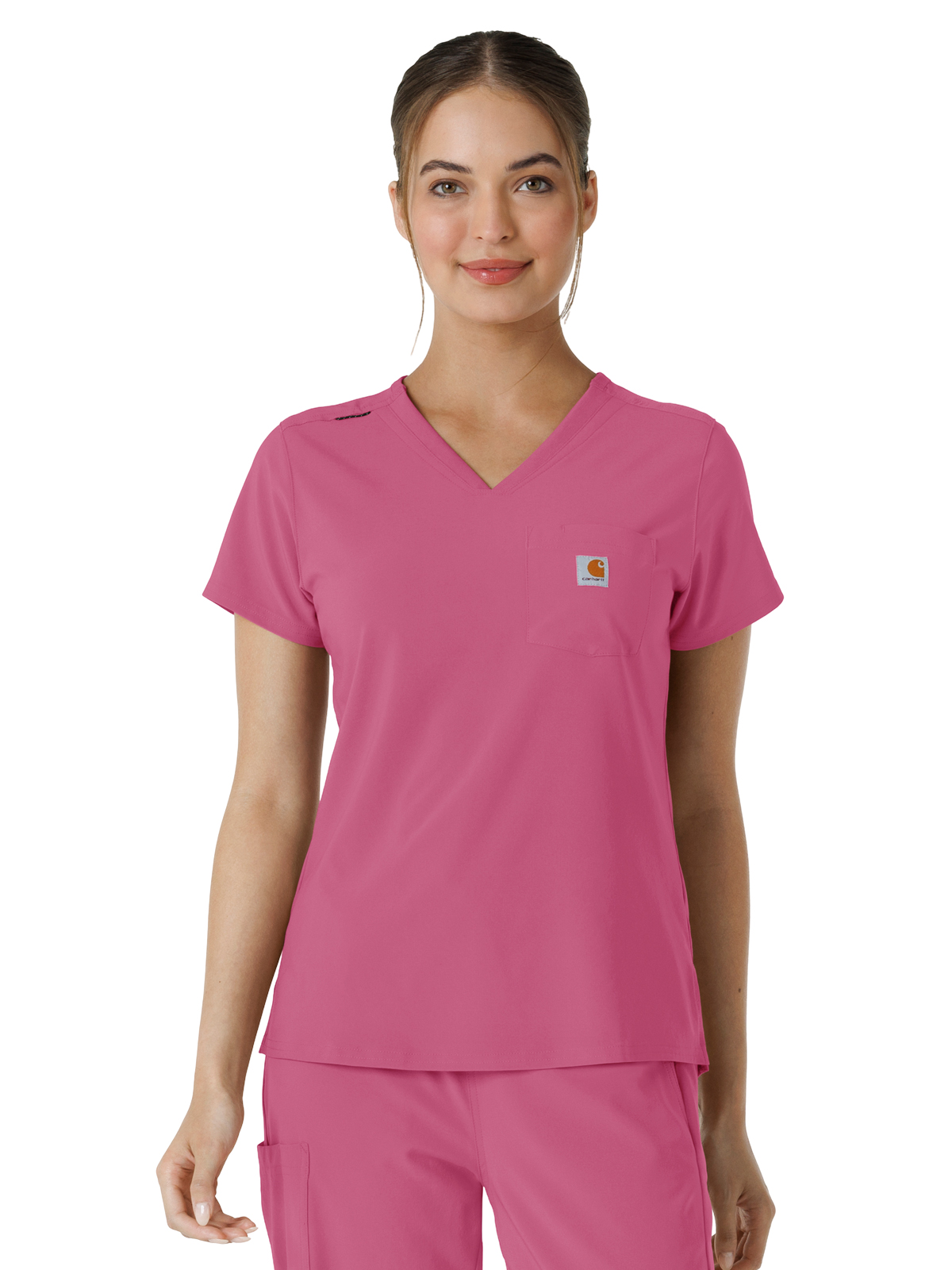 Carhartt Scrubs - Force Cross-Flex - Women's One-Pocket Tuck-In Top 32