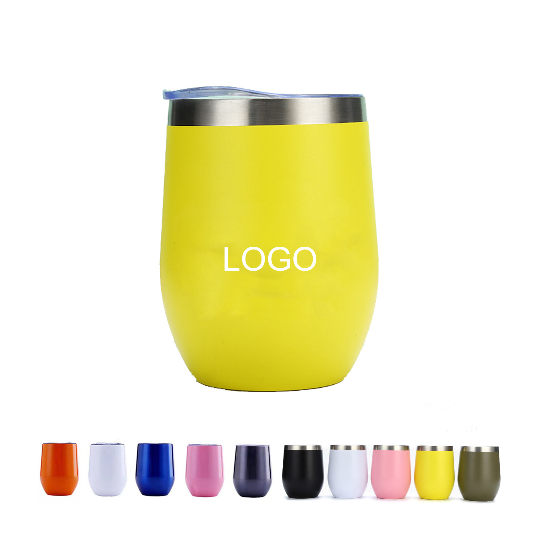 12oz Stainless Steel Wine Goblet 2