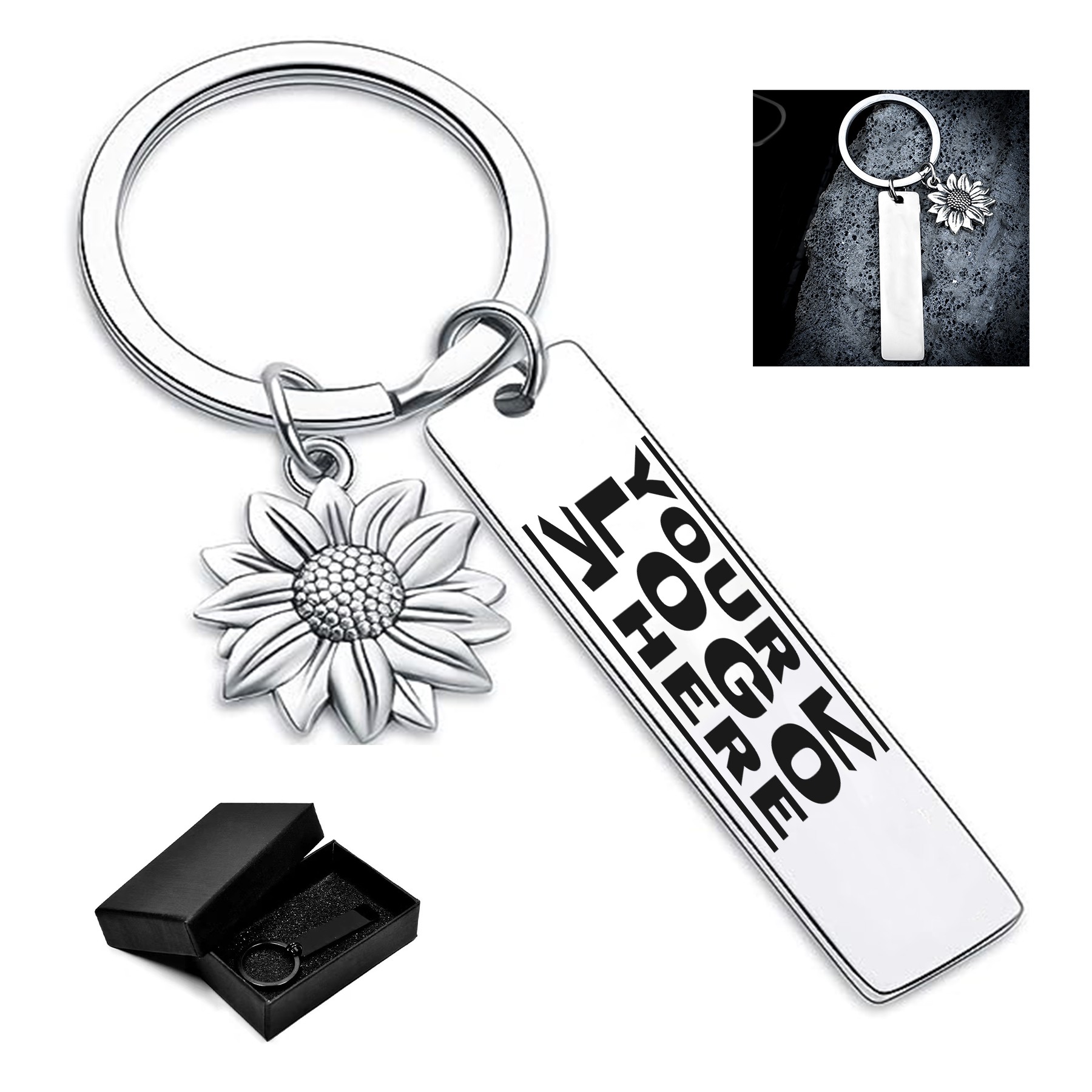 Long Distance Besties Keychain 2