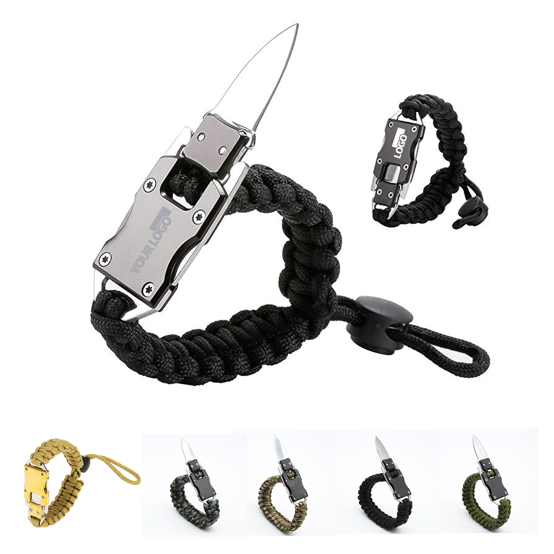 Paracord Bracelet With Hidden Knife 2