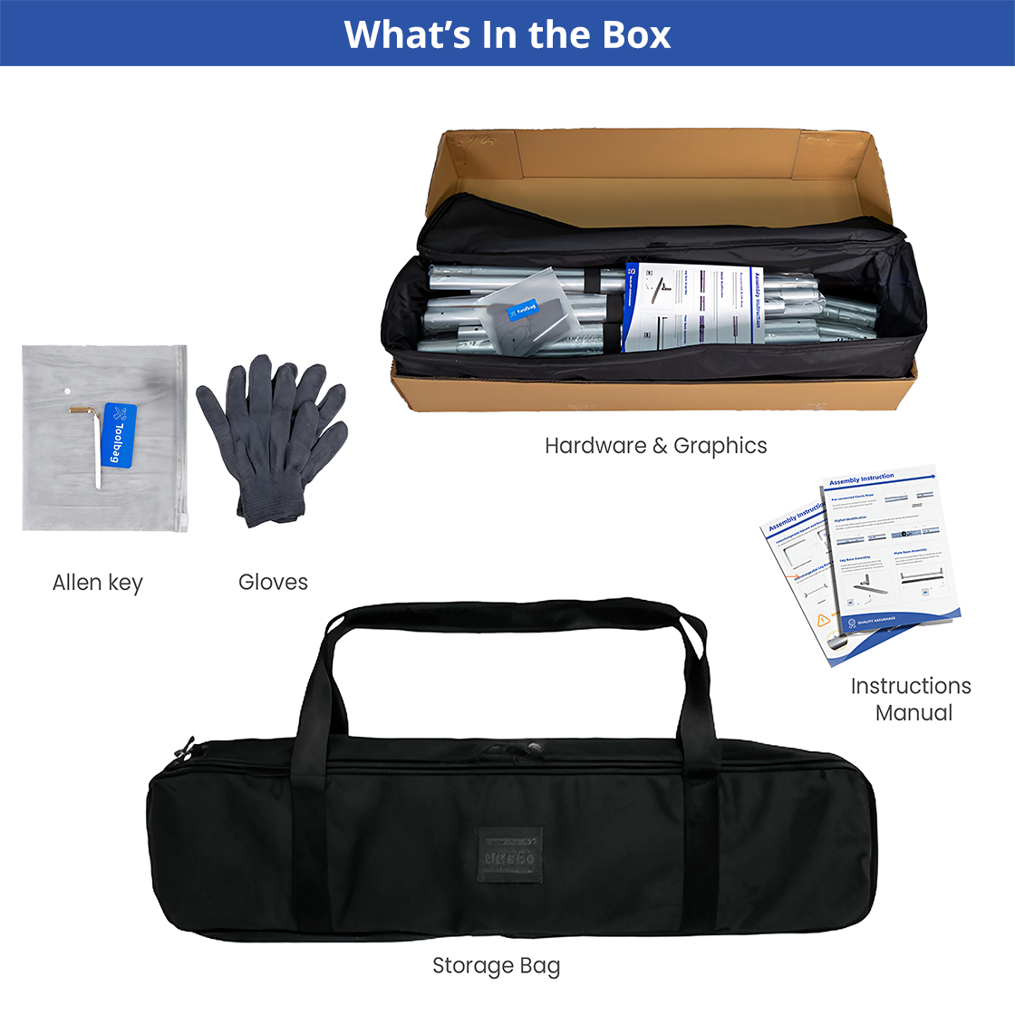 Skytube Tiered Square Hanging Sign (10' x 5') Double Sided - Graphic & Hardware Combo) 9