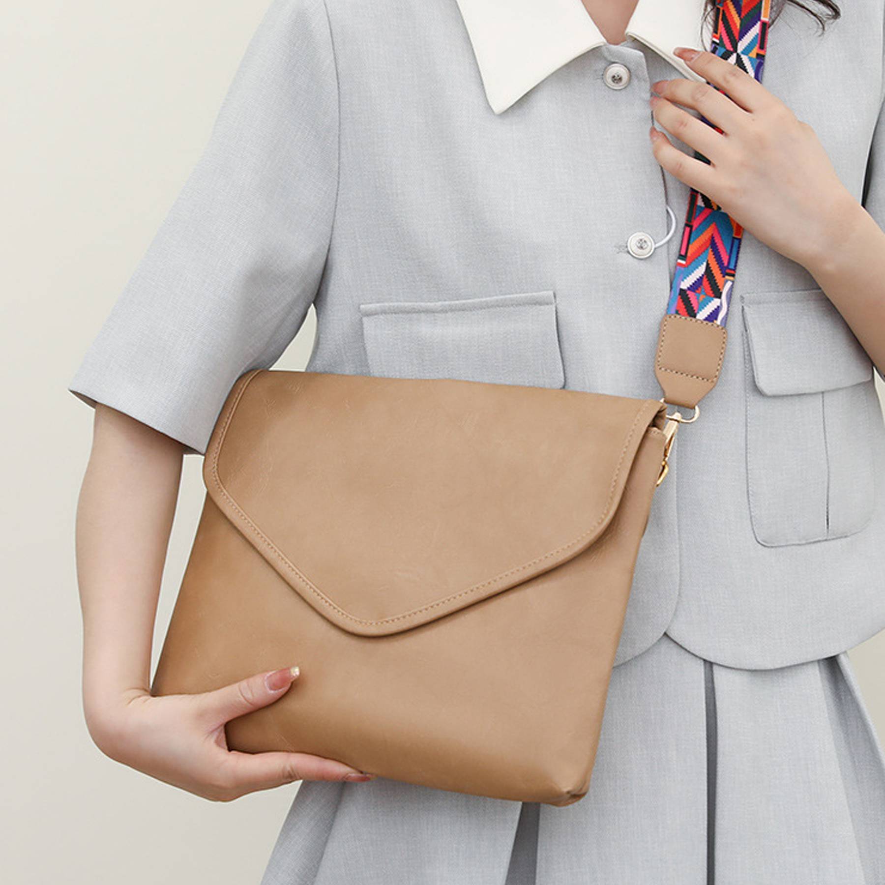 PU Leather Vintage Envelope Crossbody Bags 6