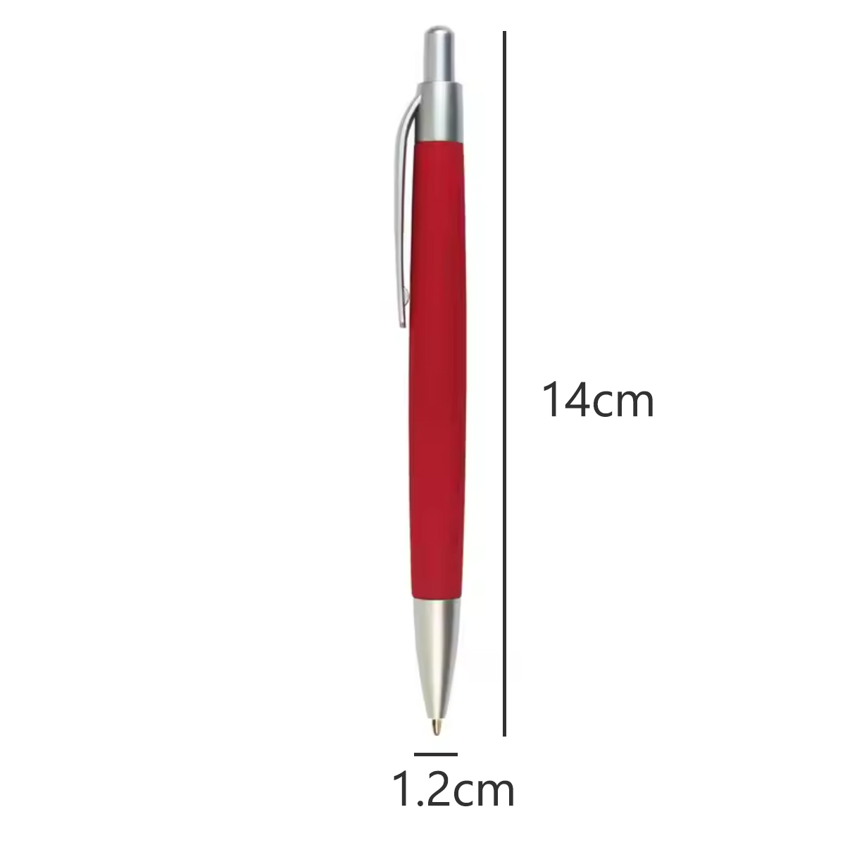 Colorful Ballpoint Pens with Silver Trim 4