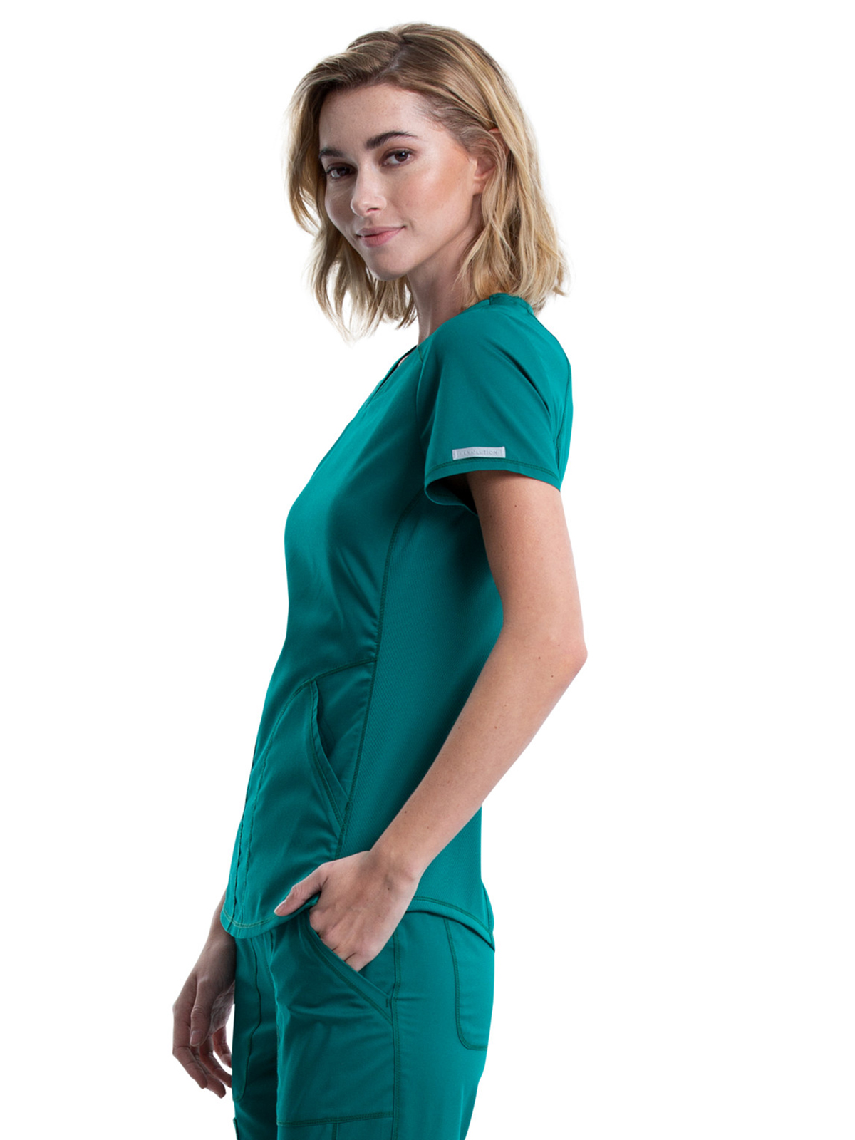 Cherokee - Workwear Revolution - Women's 2-Pocket V-Neck Top 43