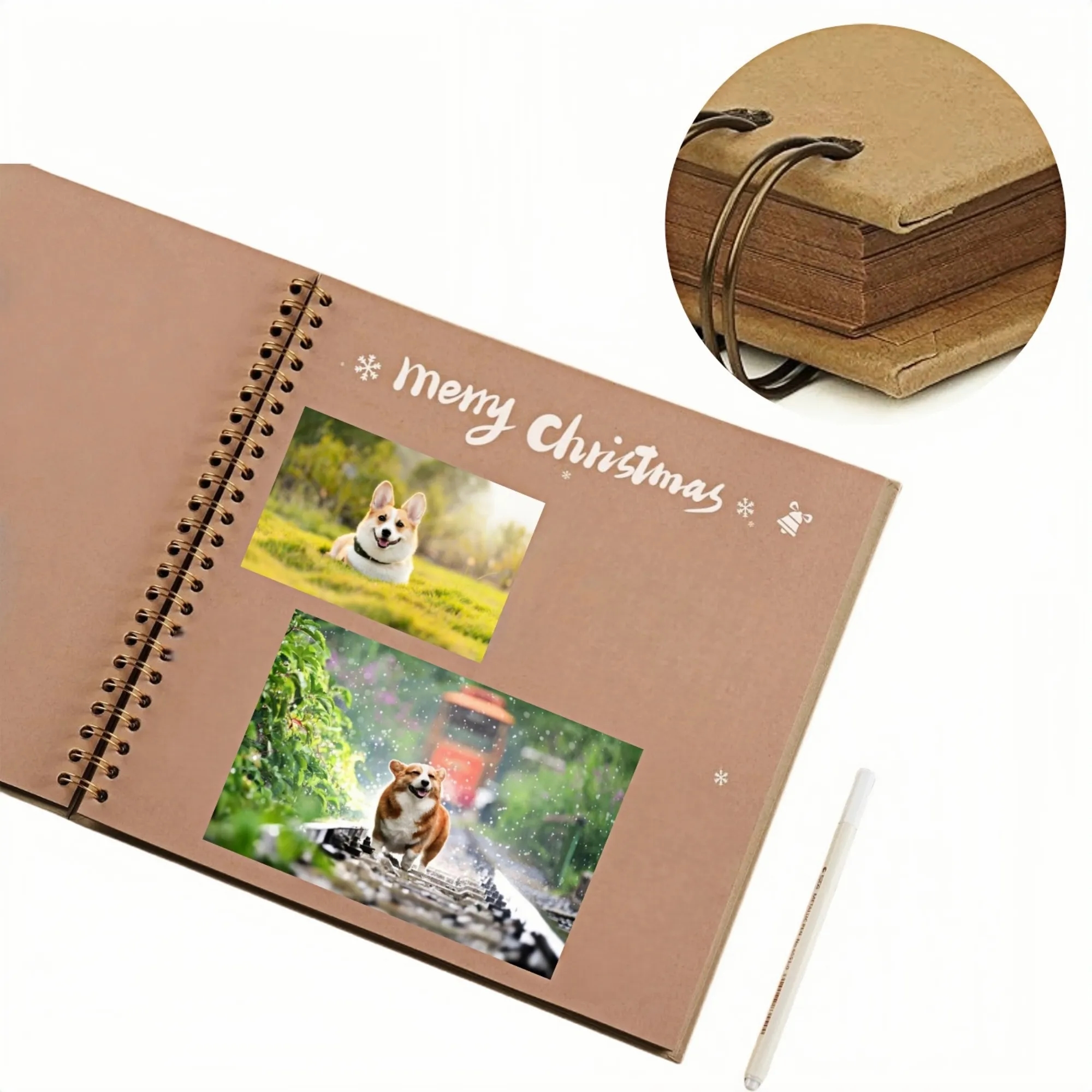 DIY Scrapbook for Photos & Memories - 20 Sheets 3