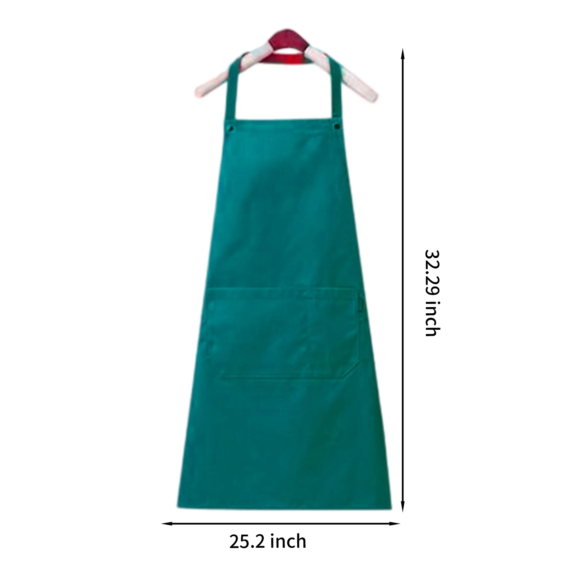 Canvas Kitchen Apron with Pockets 8