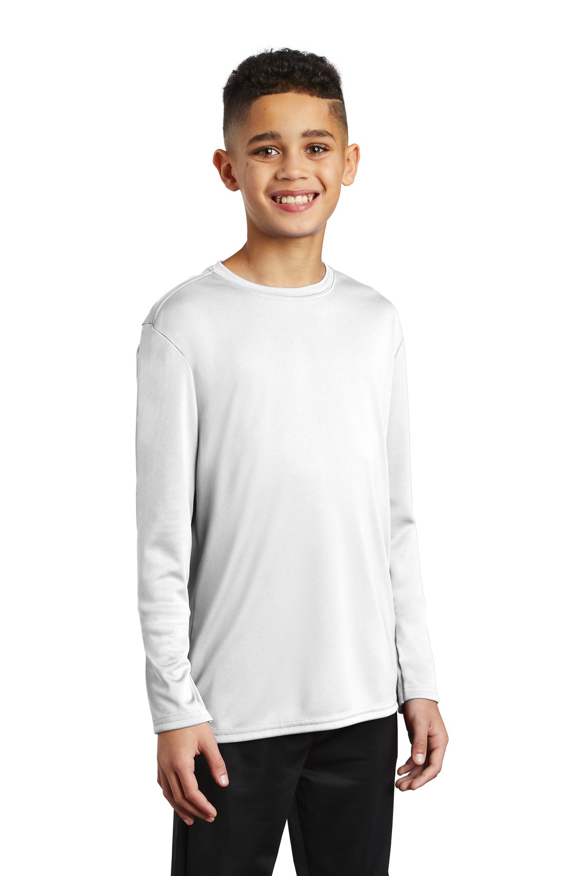 Port & Co Youth Long Sleeve Performance Tee PC380YLS 15