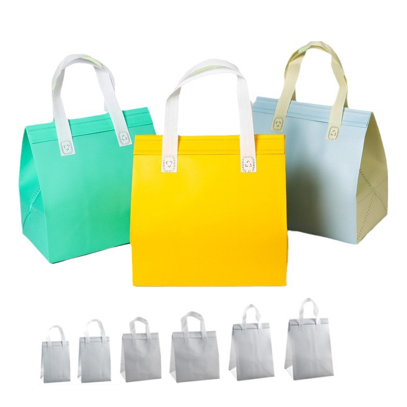 Non Woven Insulated Tote Bags(11 13/16" W x 11 13/16" H x 8 7/8" G)