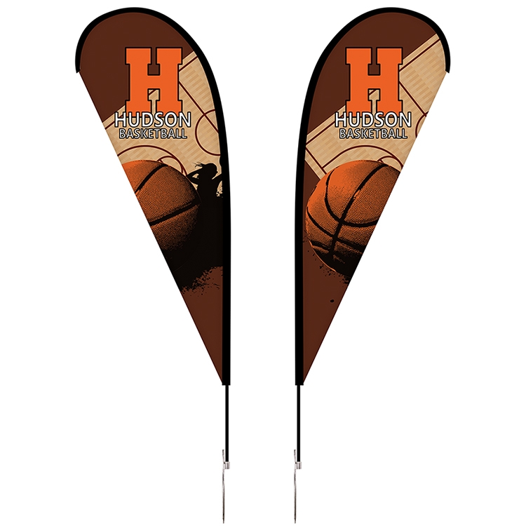 6' Double Sided Portable Teardrop Banner w/ Hardware Set 3
